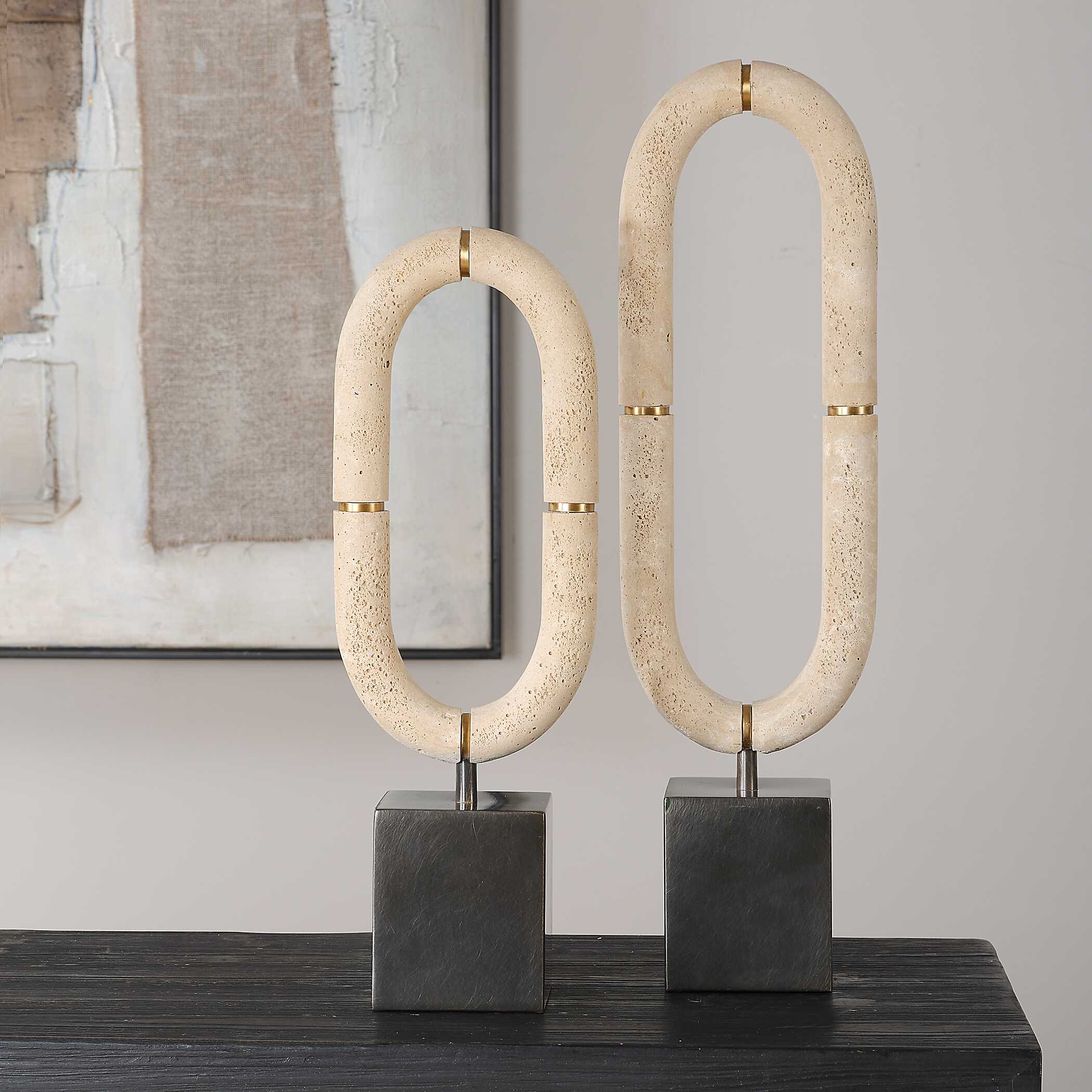 Uttermost Oval Sculptures Fusion Set/2