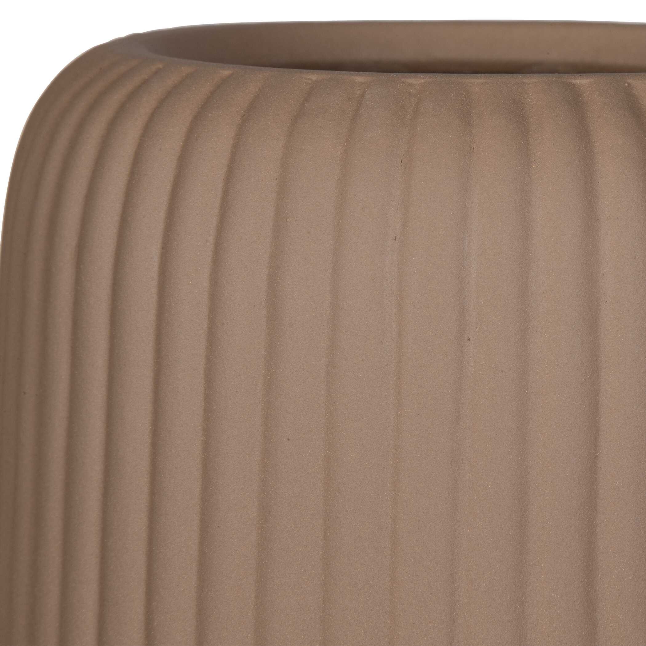 Uttermost Ridge Light Brown Vases Set/2