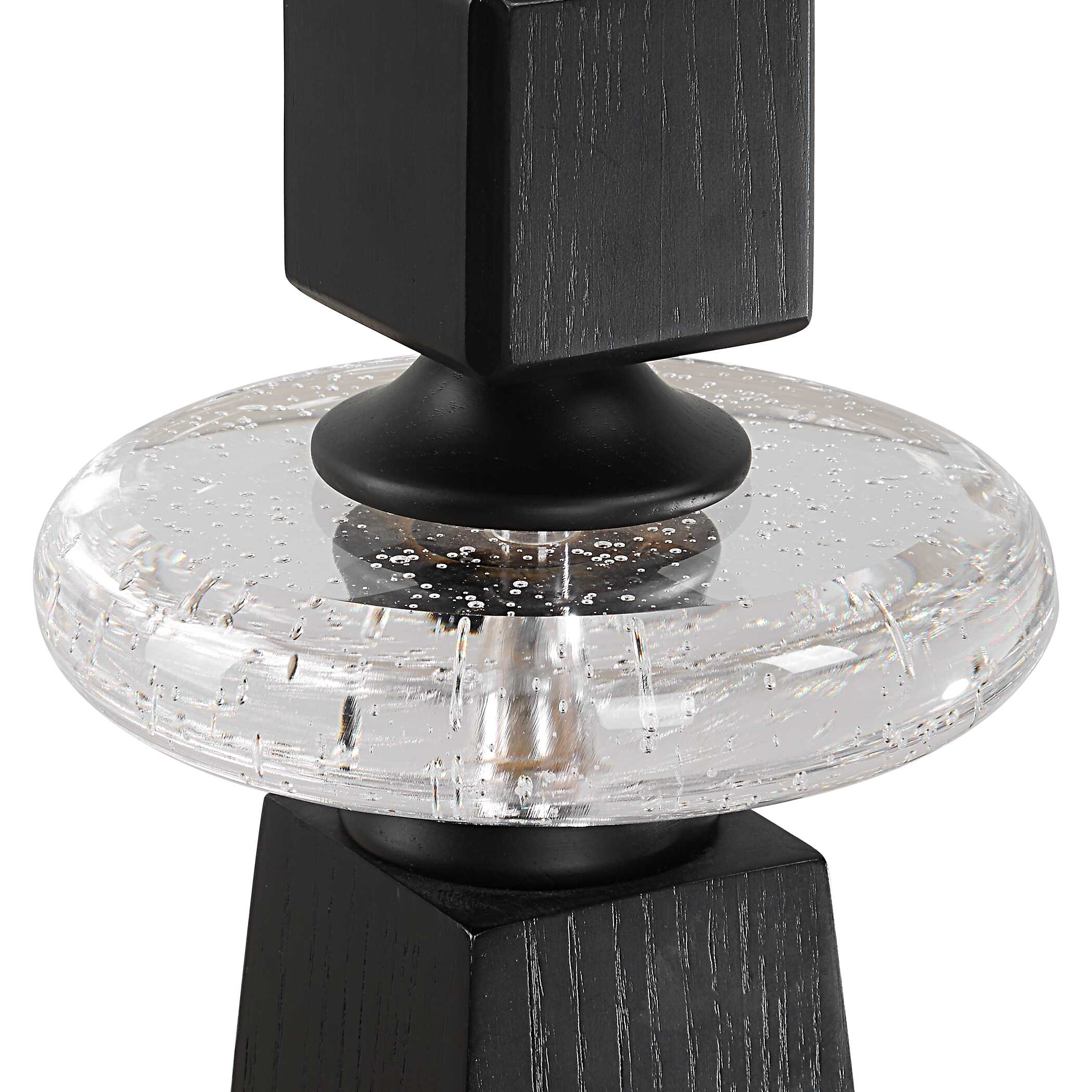 Uttermost Ebon Glow Floor Candleholders Set/2