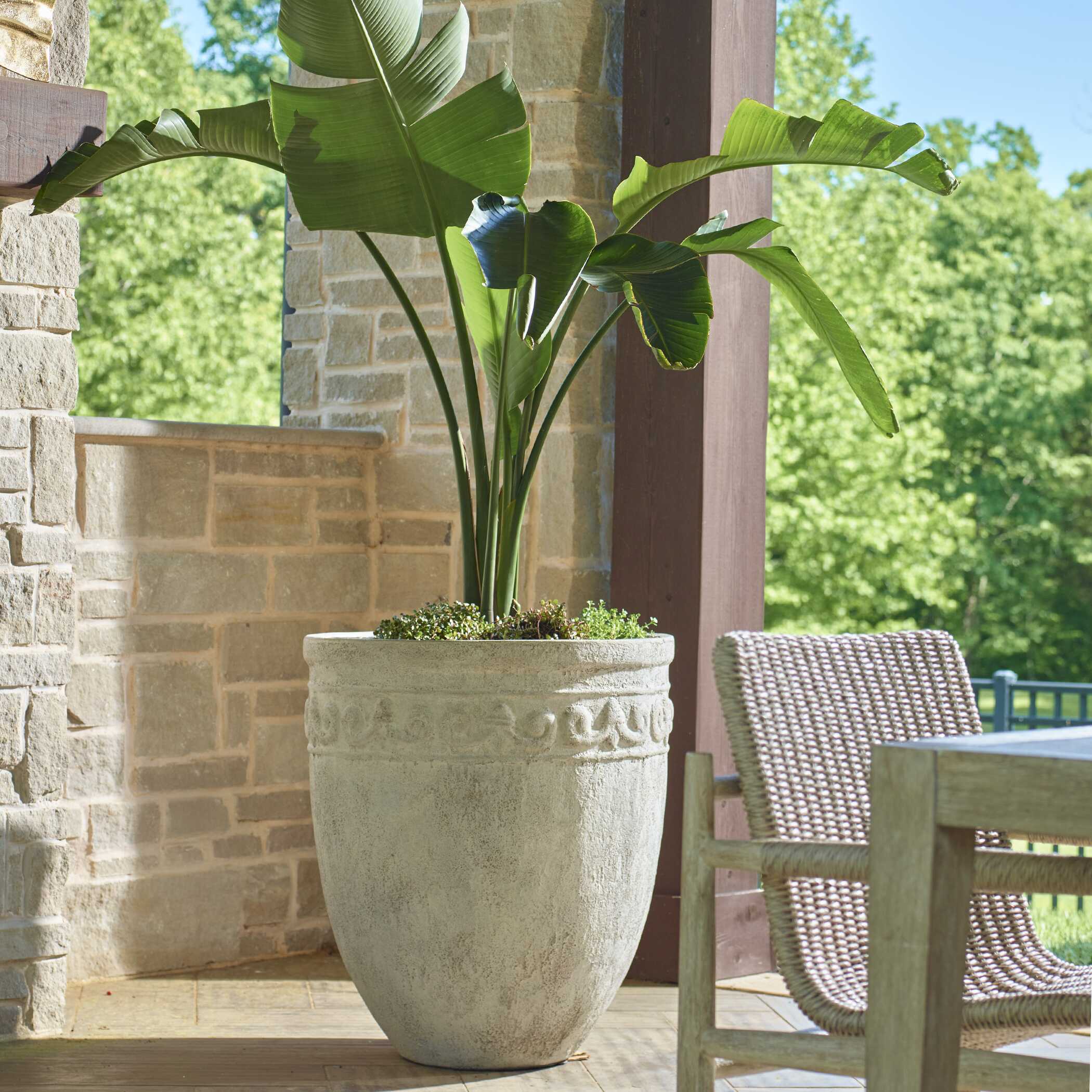 Uttermost Timeless Terrace Outdoor Planter