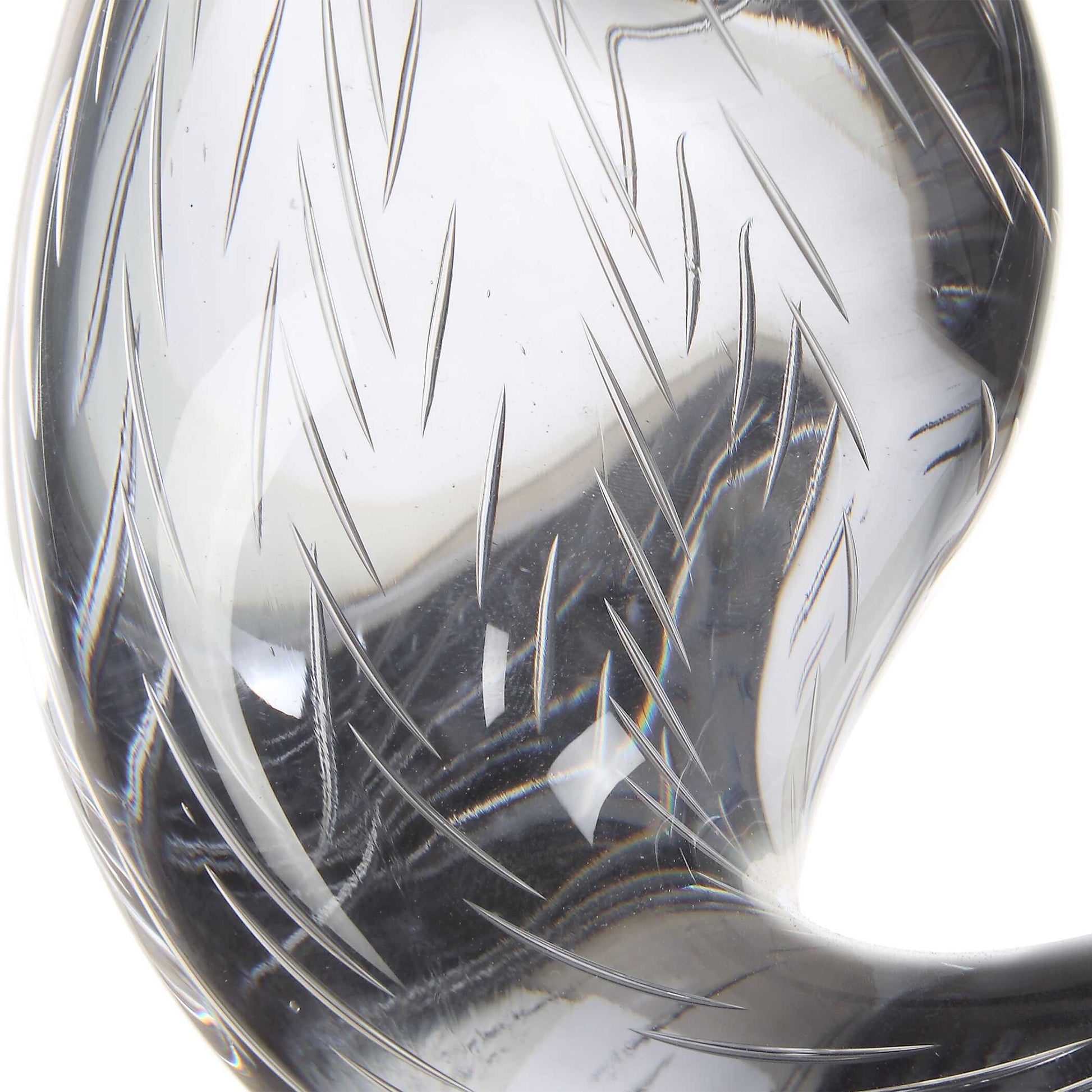 Uttermost Luminous Twist Glass Sculpture