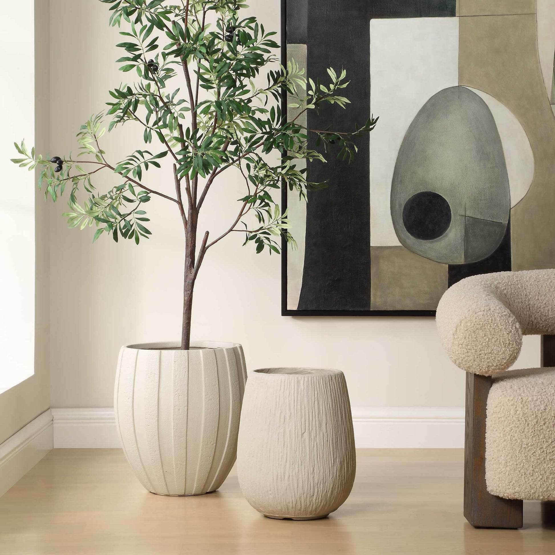 Uttermost Ridgehaven Textured Outdoor Planter