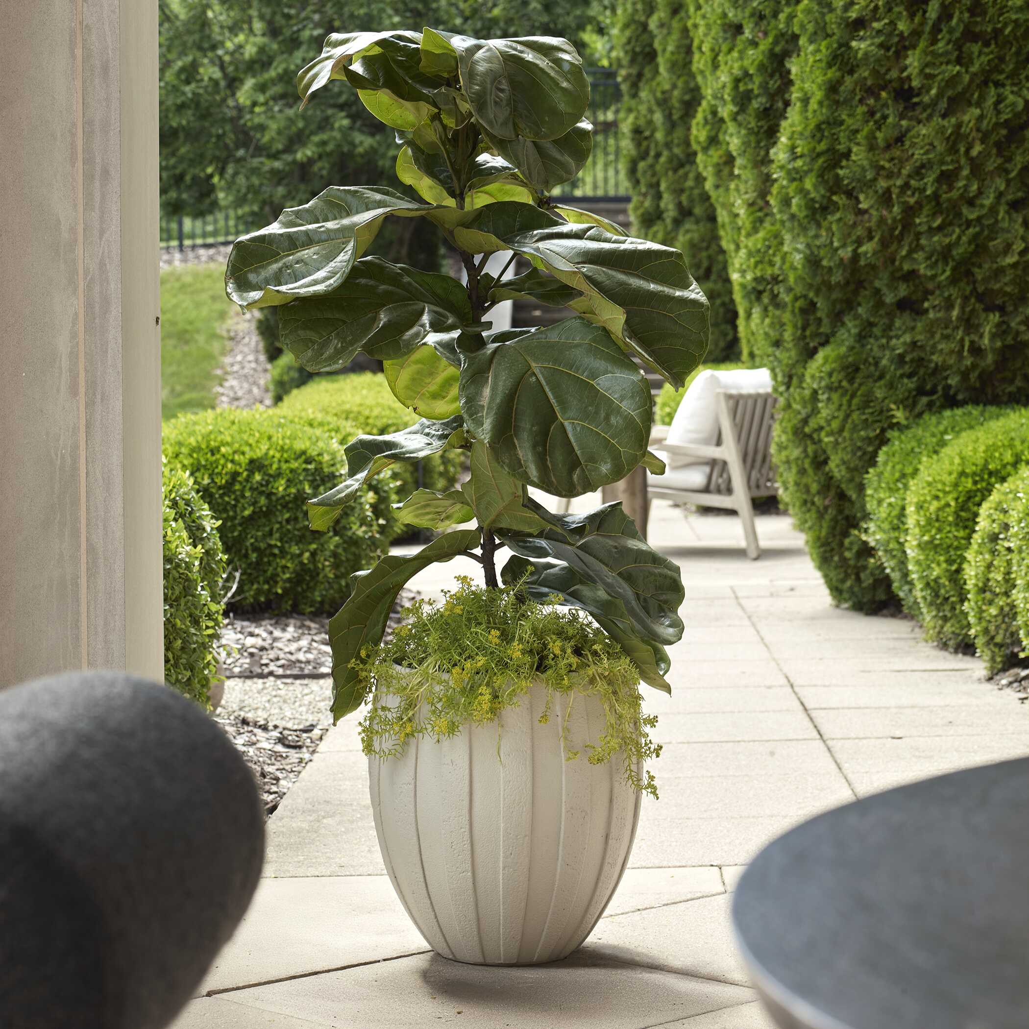 Uttermost Ridgehaven Textured Outdoor Planter