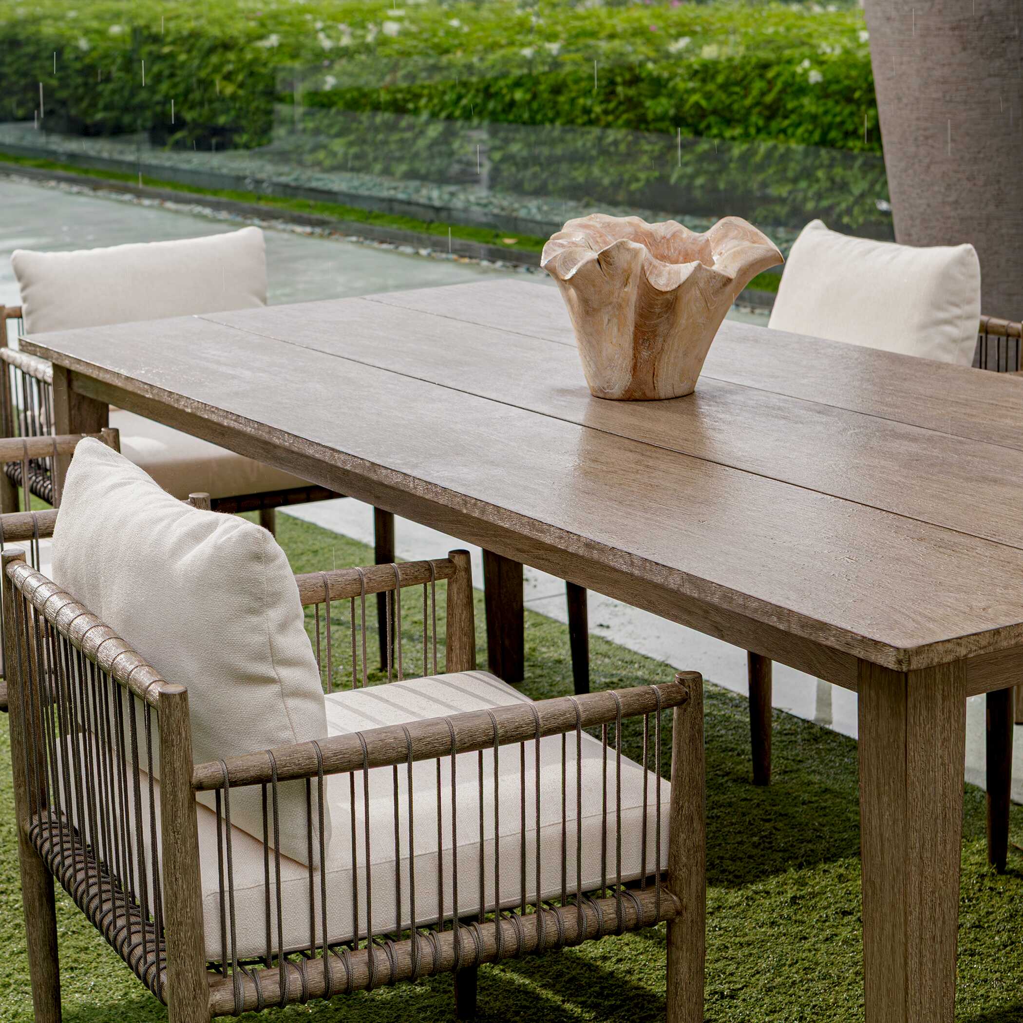 Uttermost Teak Flow Natural Outdoor Bowl