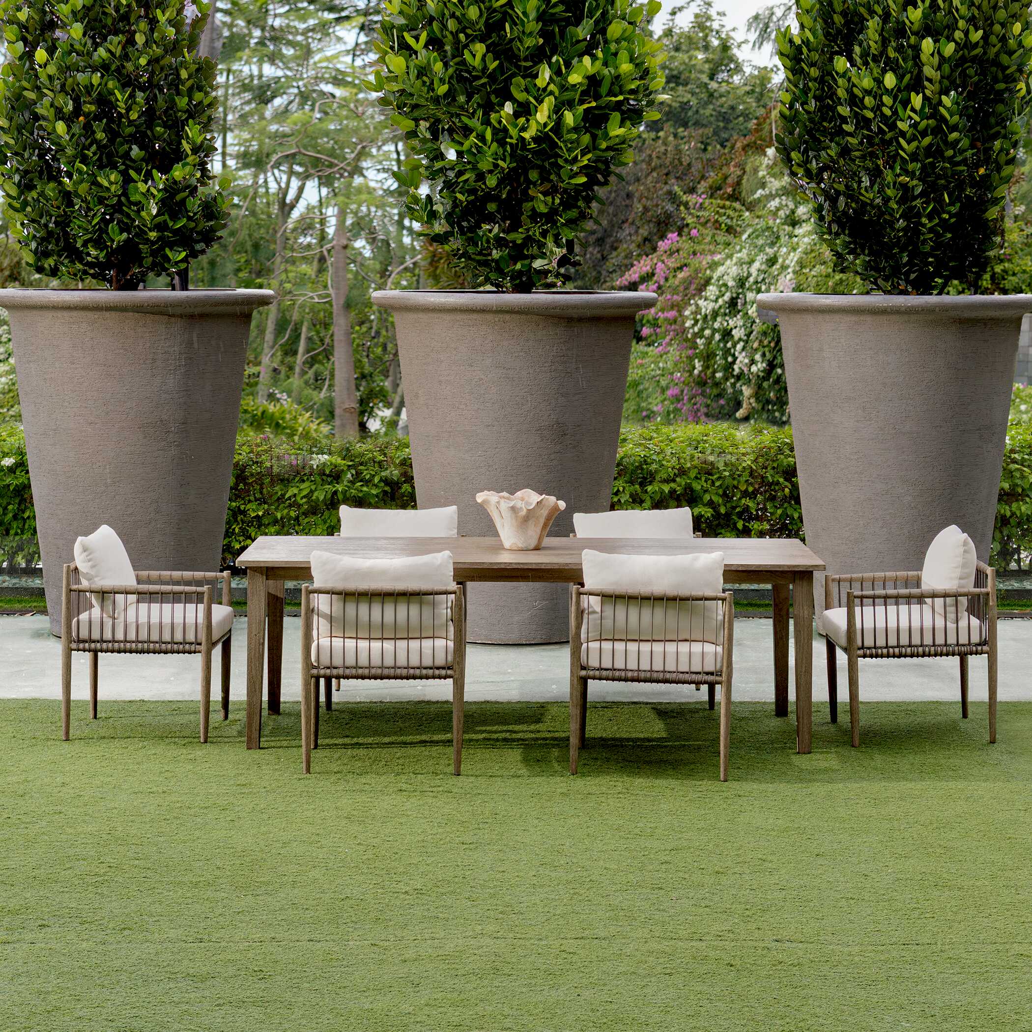 Uttermost Teak Flow Natural Outdoor Bowl