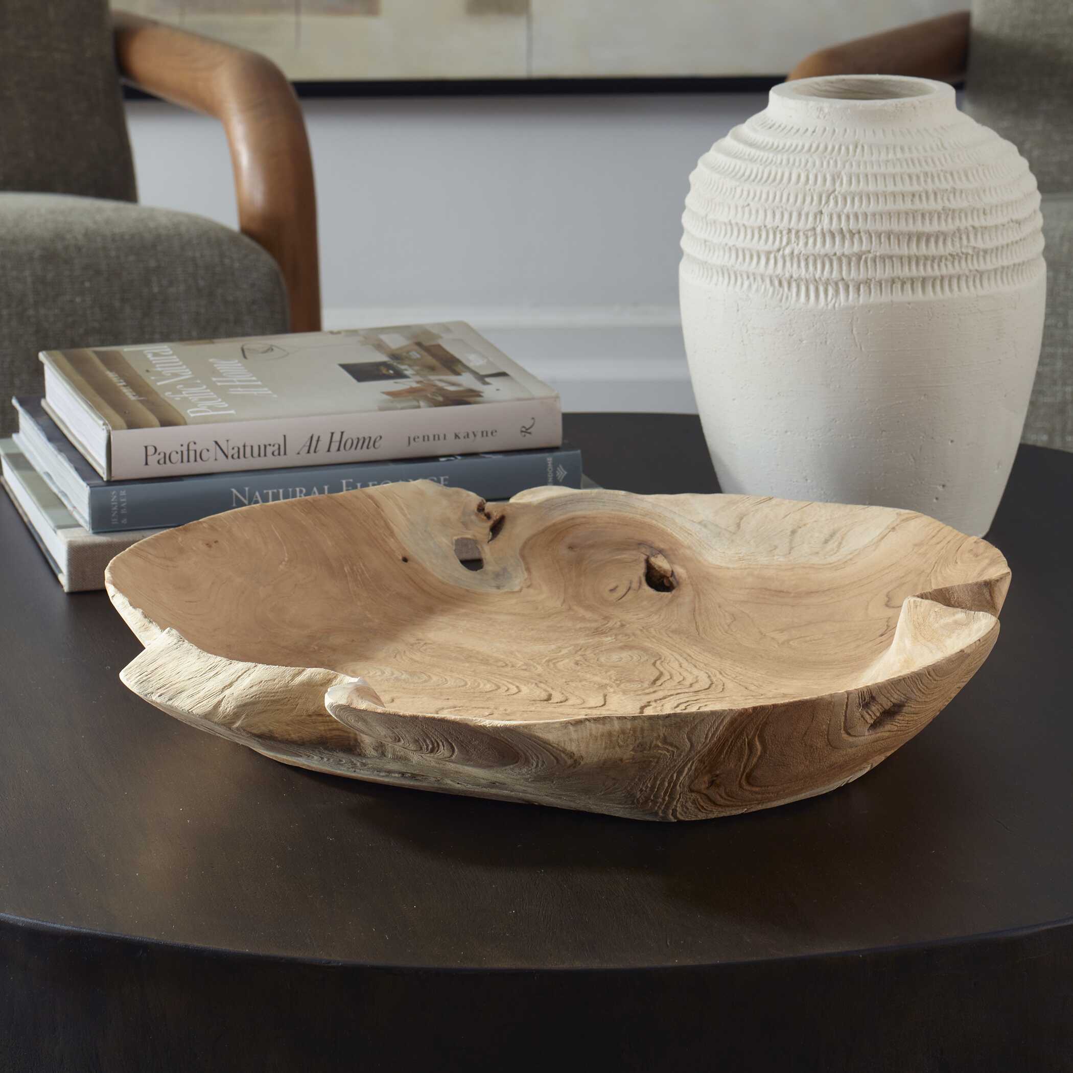 Uttermost Organic Embrace Outdoor Teak Bowl