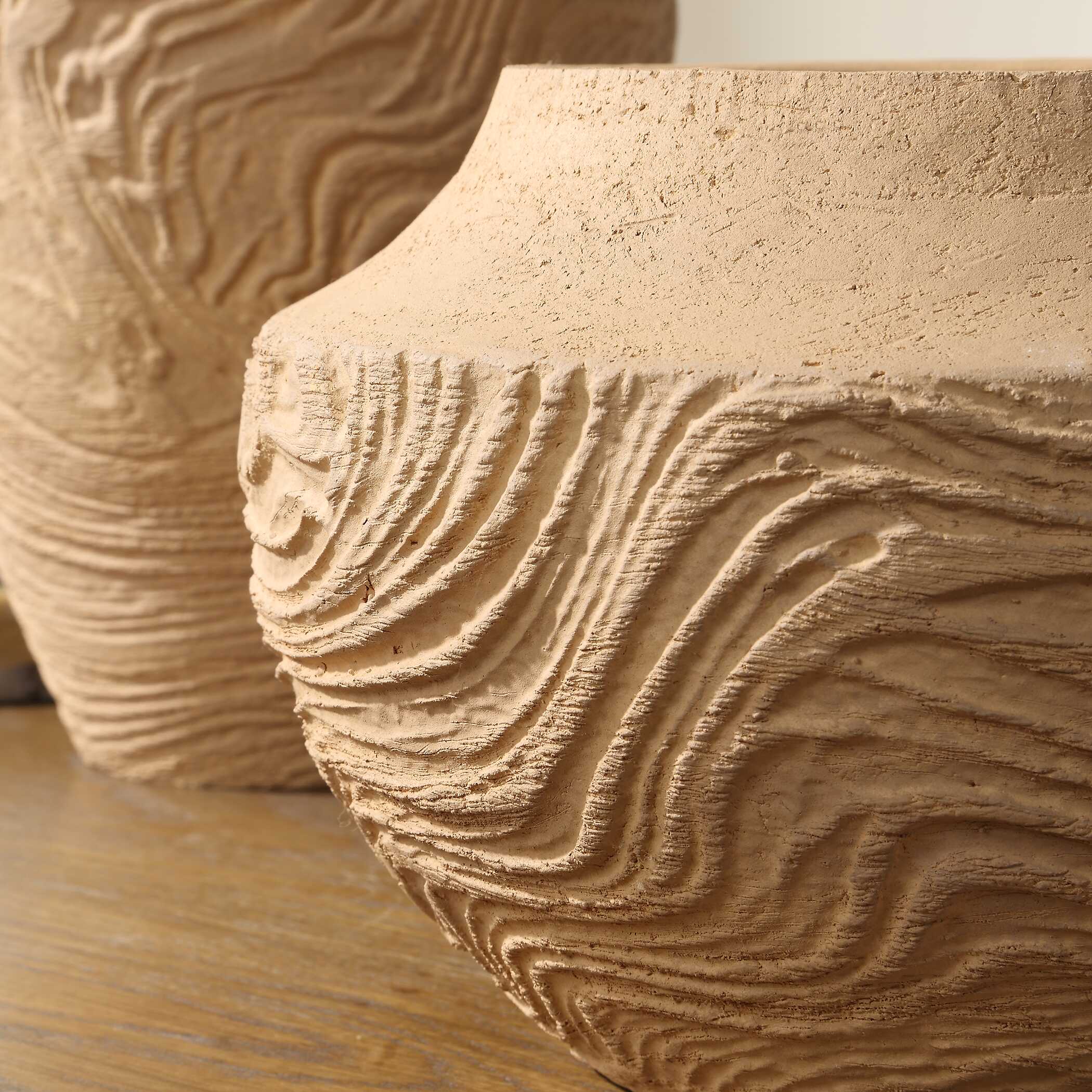Uttermost Sandstone Flow Small Terracotta Vase