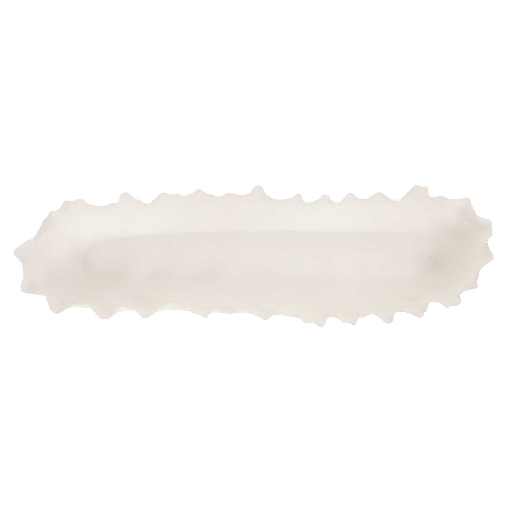 Uttermost Ripple Crest White Bowl