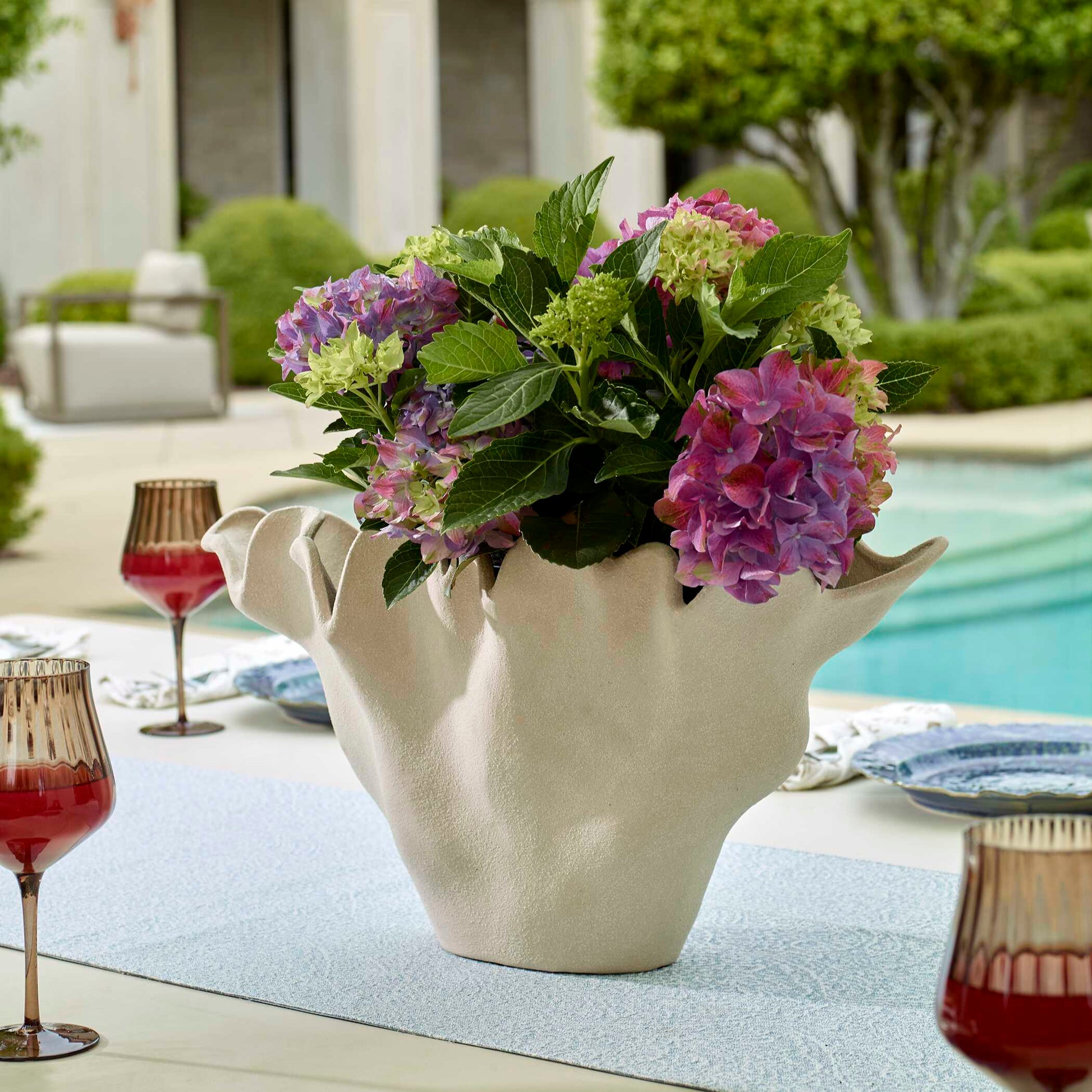 Uttermost Sand Dune Outdoor Ceramic Bowl