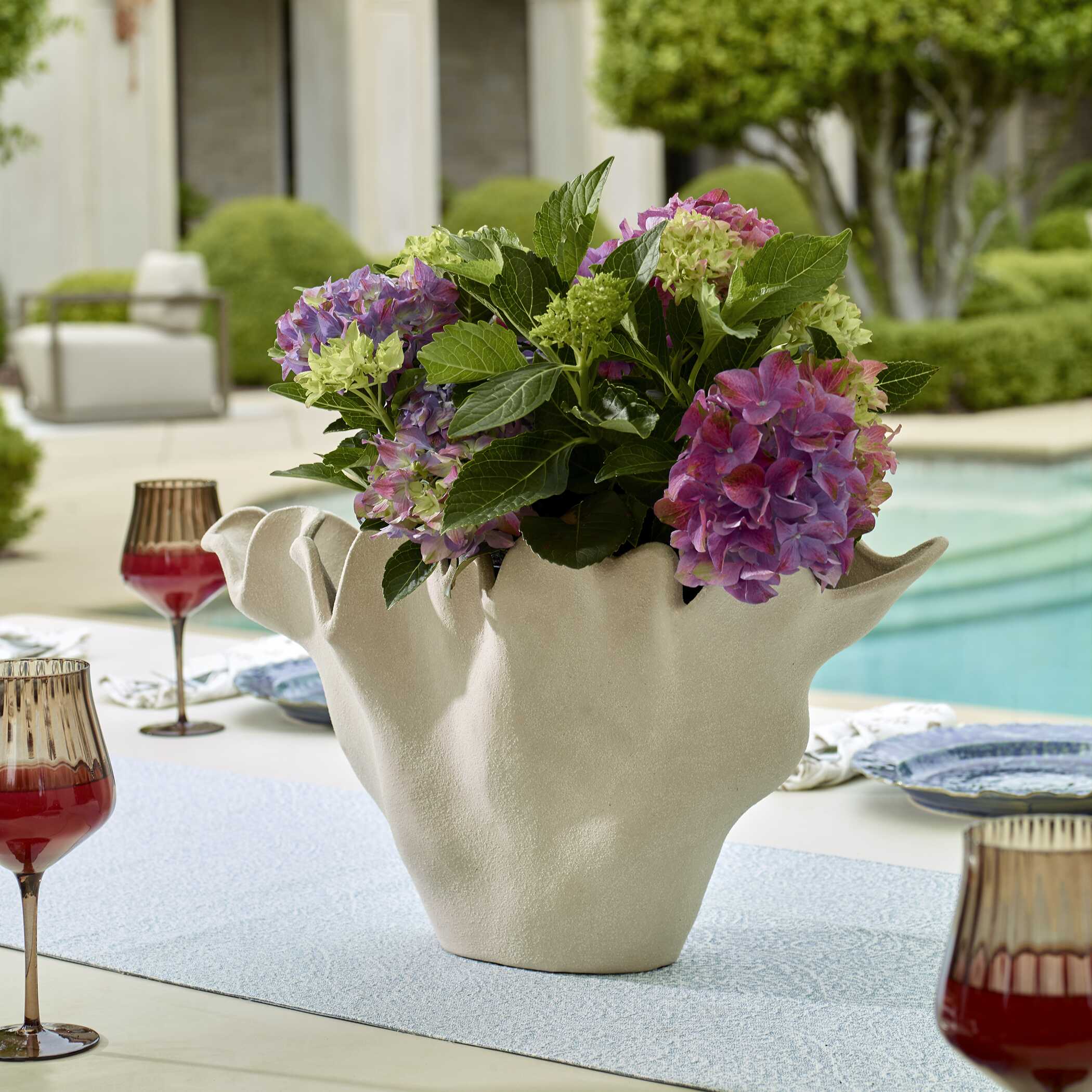 Uttermost Sand Dune Outdoor Ceramic Bowl