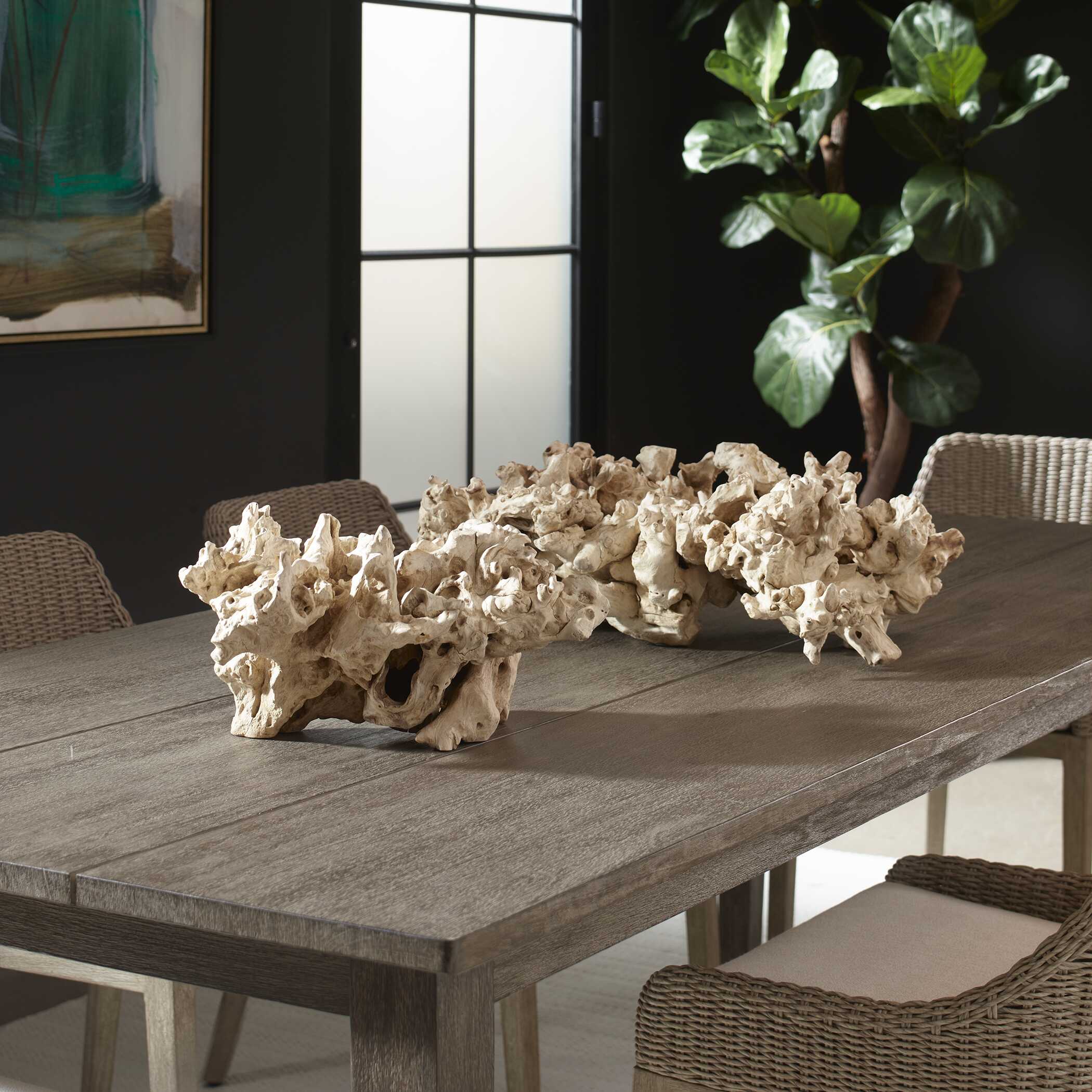 Uttermost Elemental Root Outdoor Sculptures Set/2