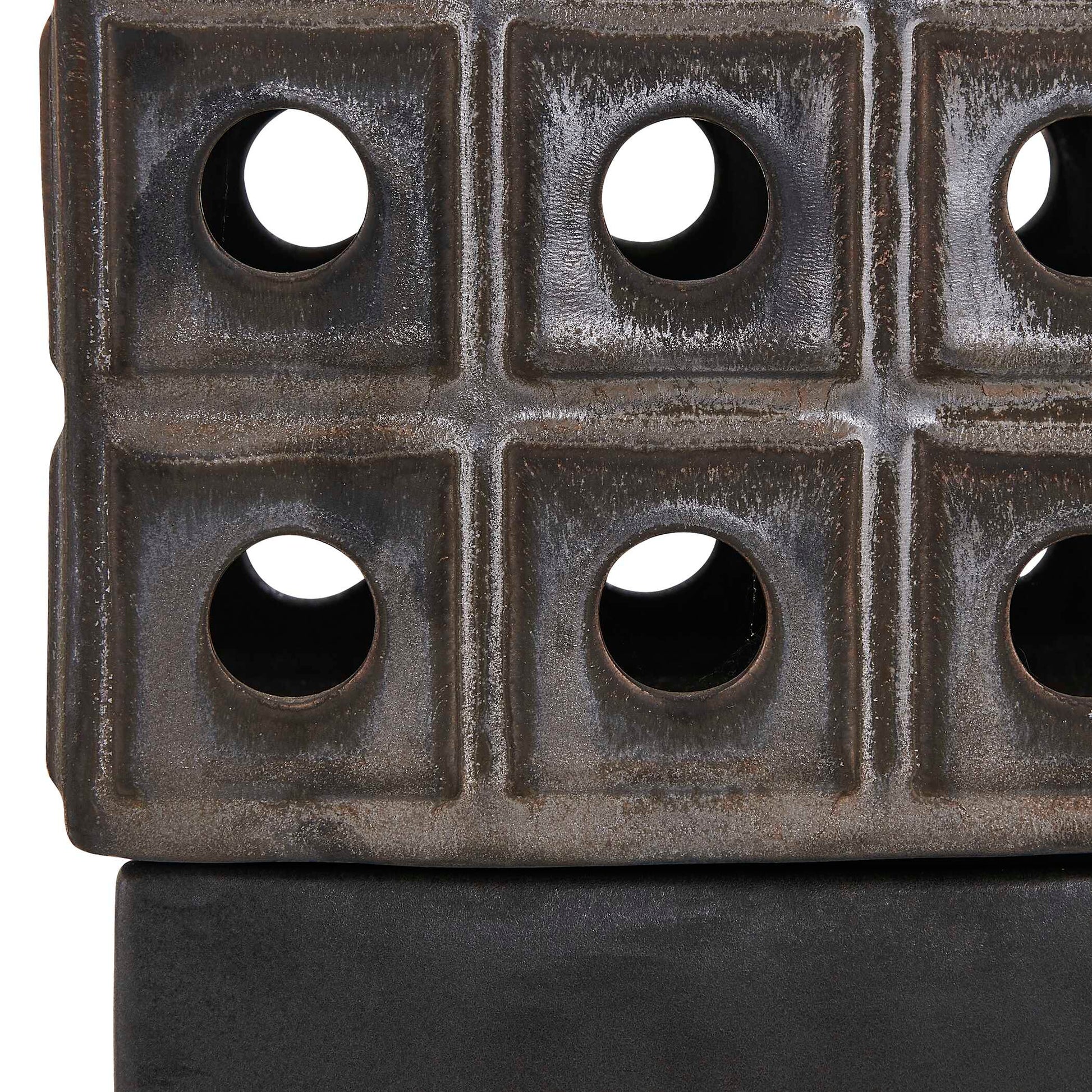 Uttermost Lattice Indoor-Outdoor Lantern Candleholder