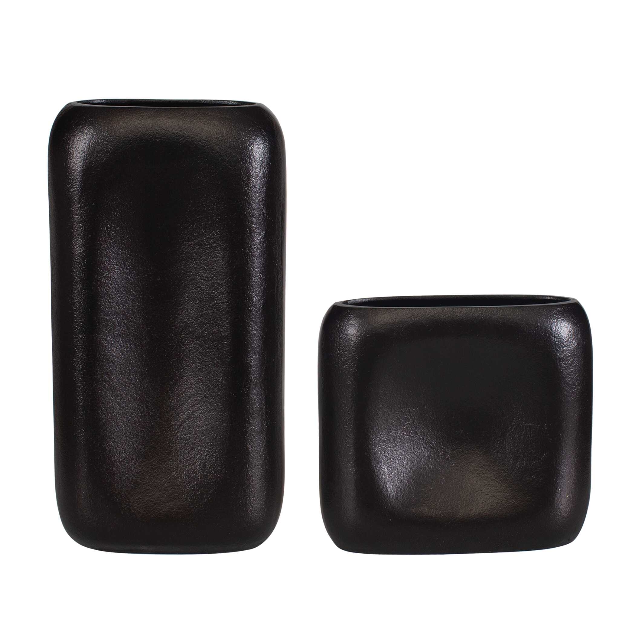 Uttermost Anodic Dark Brown Vases Set/2