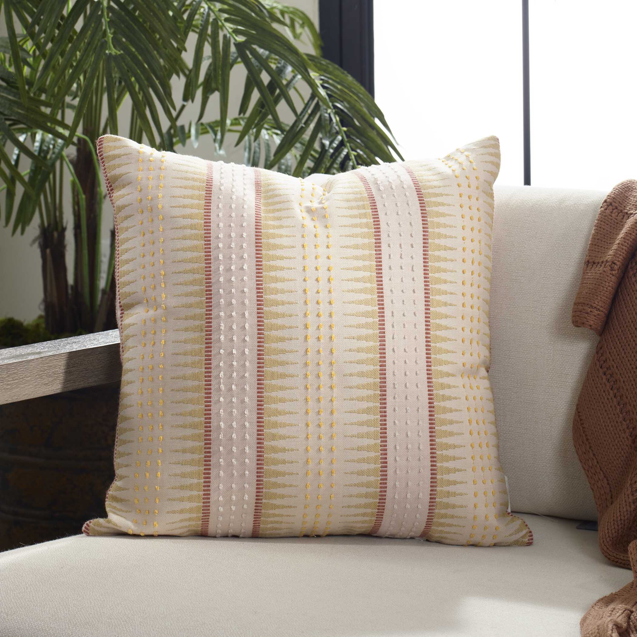 Uttermost Backgammon Petal Outdoor Pillow