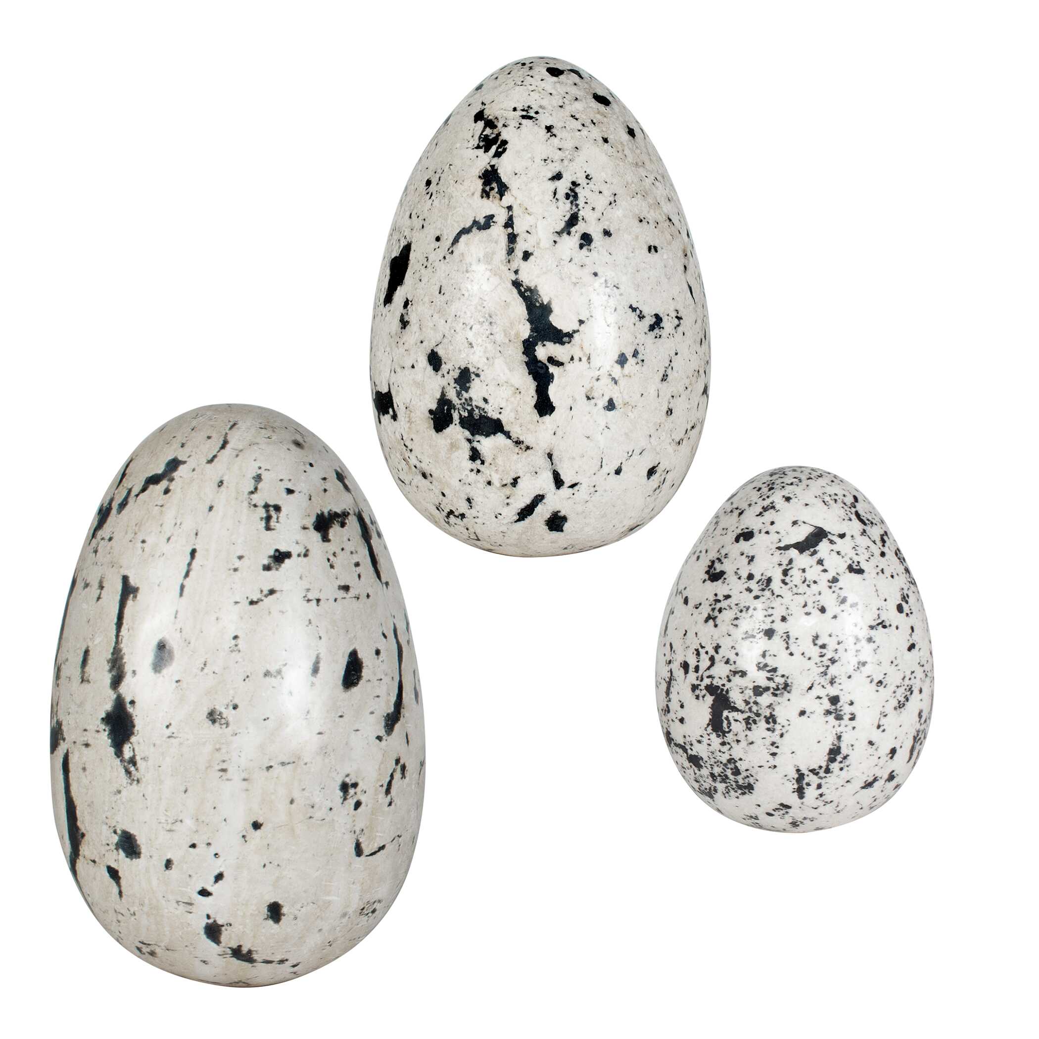 Uttermost Nest Trio Indoor-Outdoor Stone Eggs Set/3