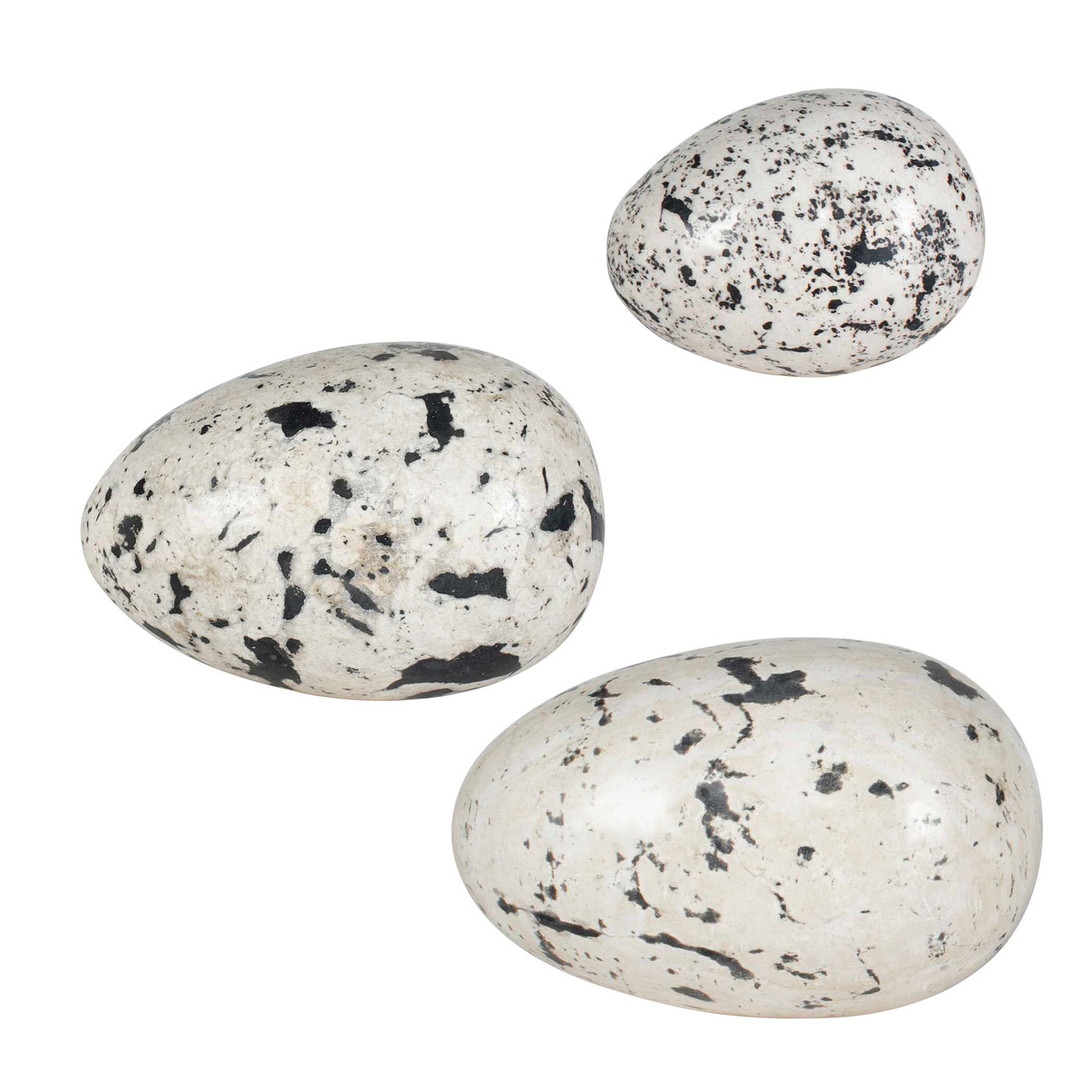 Uttermost Nest Trio Indoor-Outdoor Stone Eggs Set/3