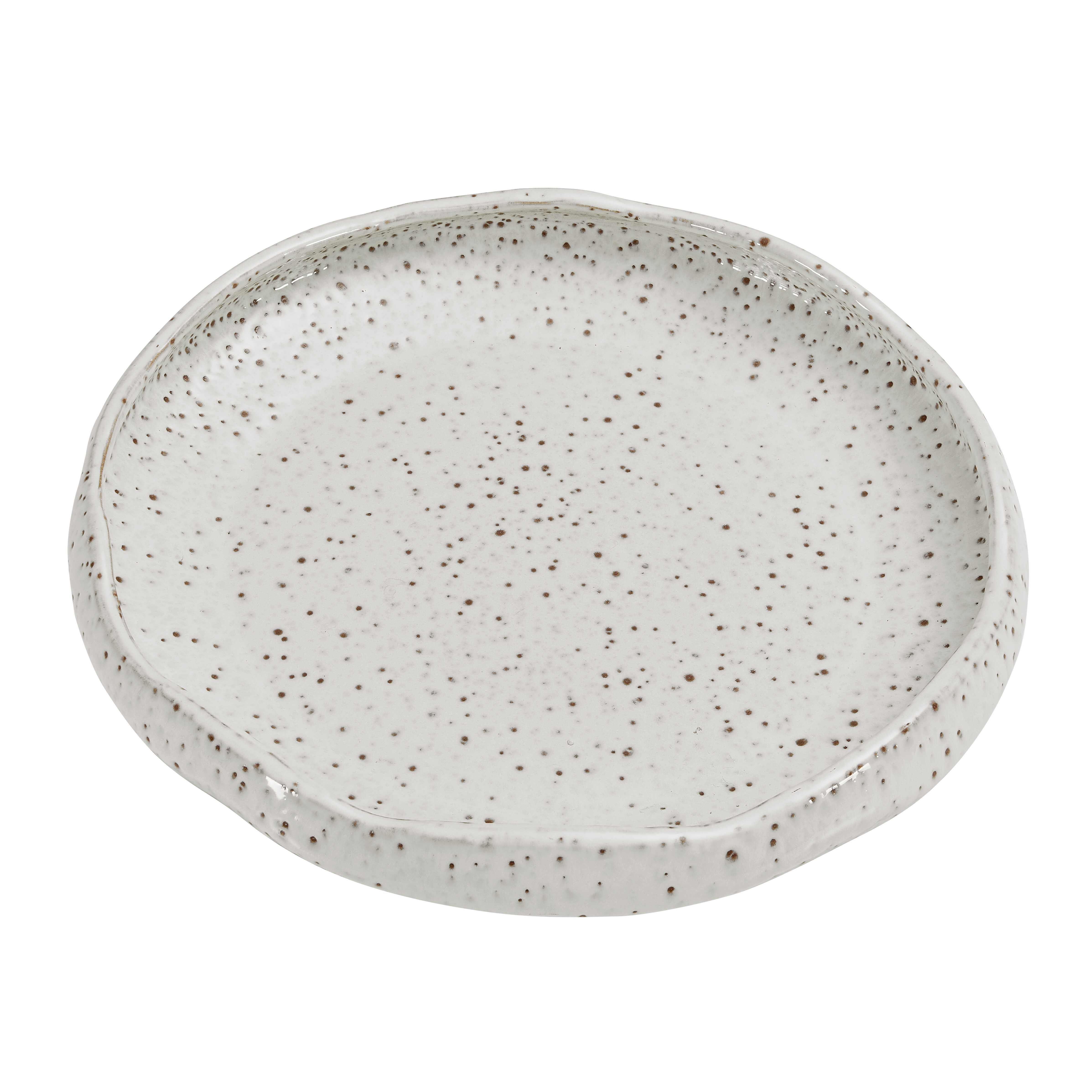 Uttermost Stardust Ripple Indoor-Outdoor White Bowl
