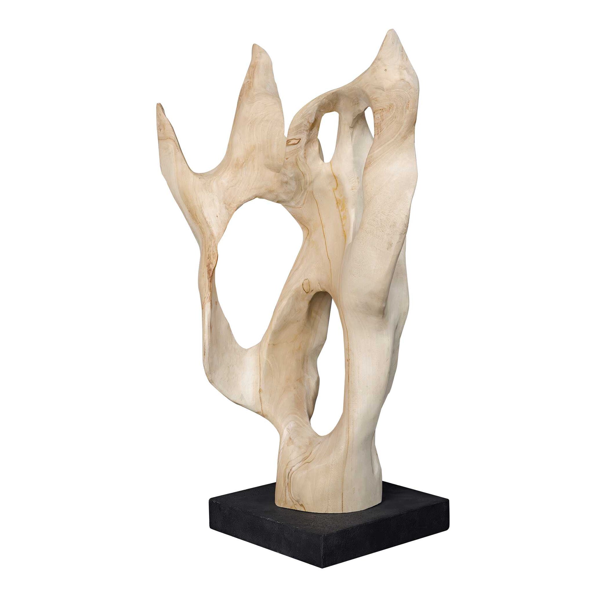 Uttermost Hollow Form Indoor-Outdoor Teak Sculpture