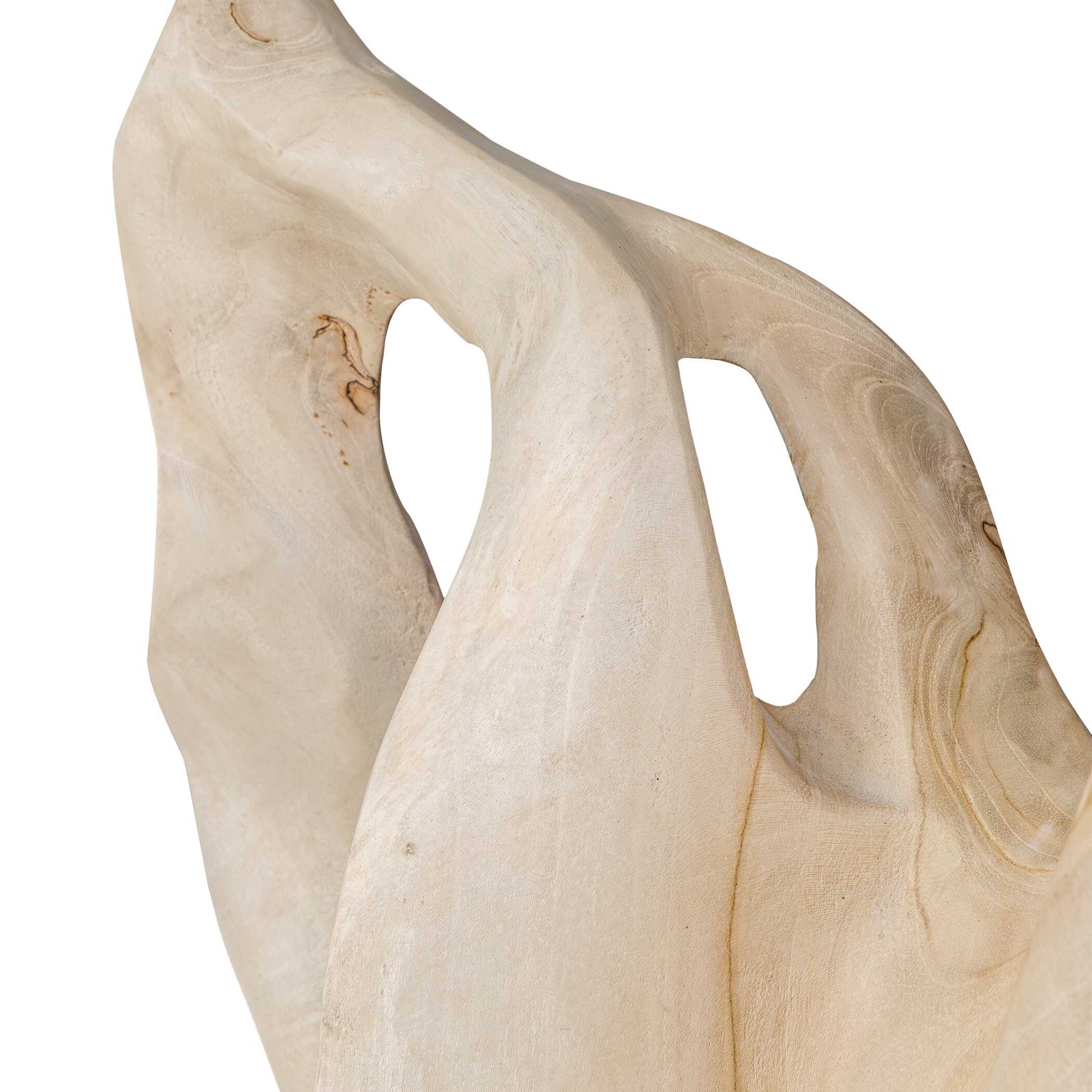 Uttermost Hollow Form Indoor-Outdoor Teak Sculpture