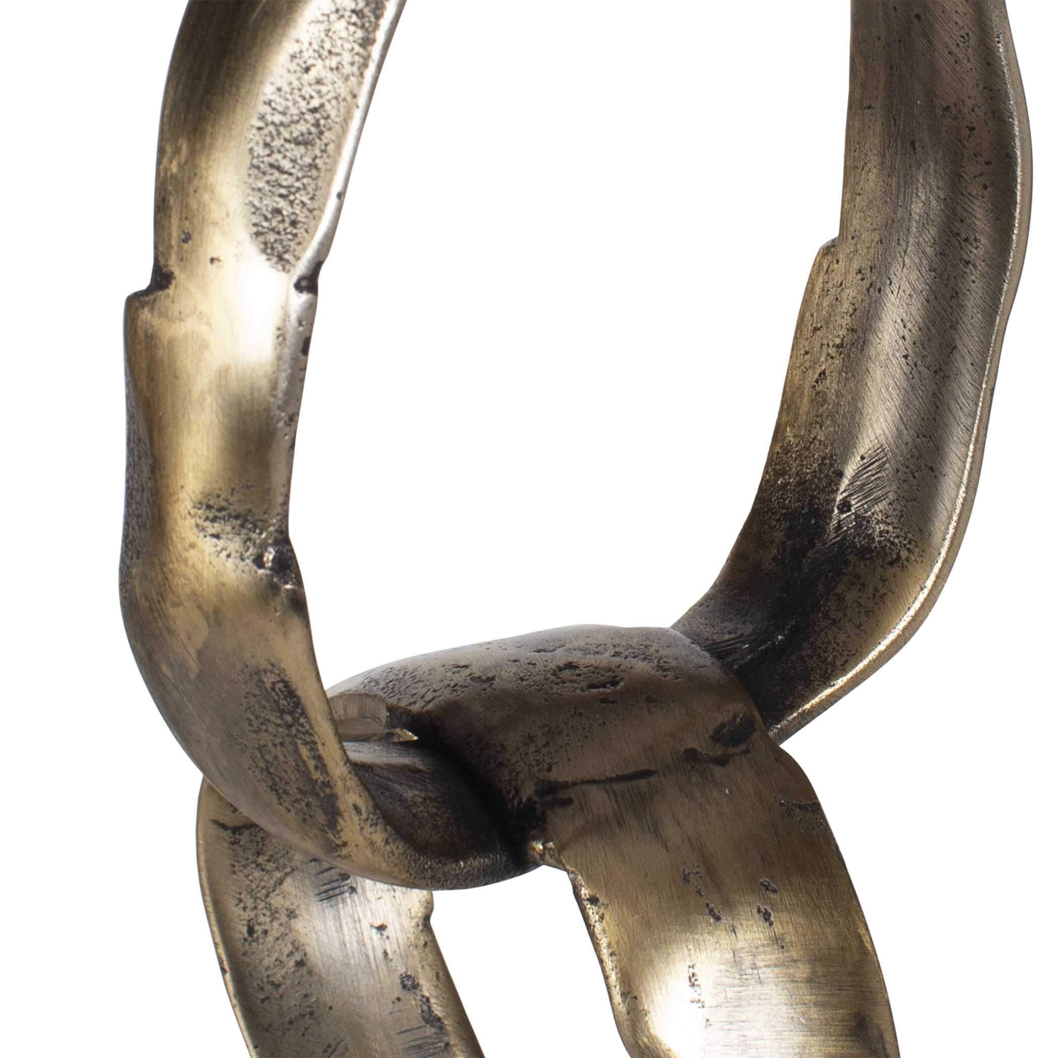 Uttermost Loopform Brass Ring Sculpture
