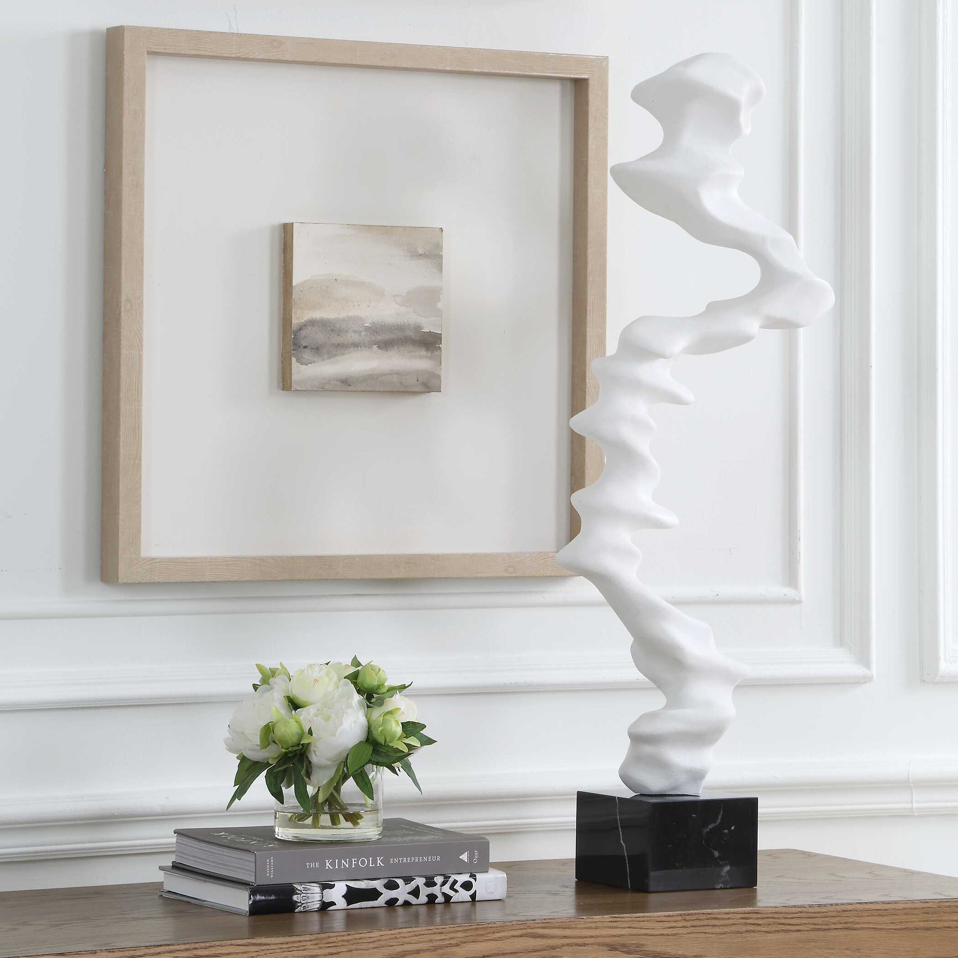 Uttermost Flux Indoor-Outdoor White Sculpture