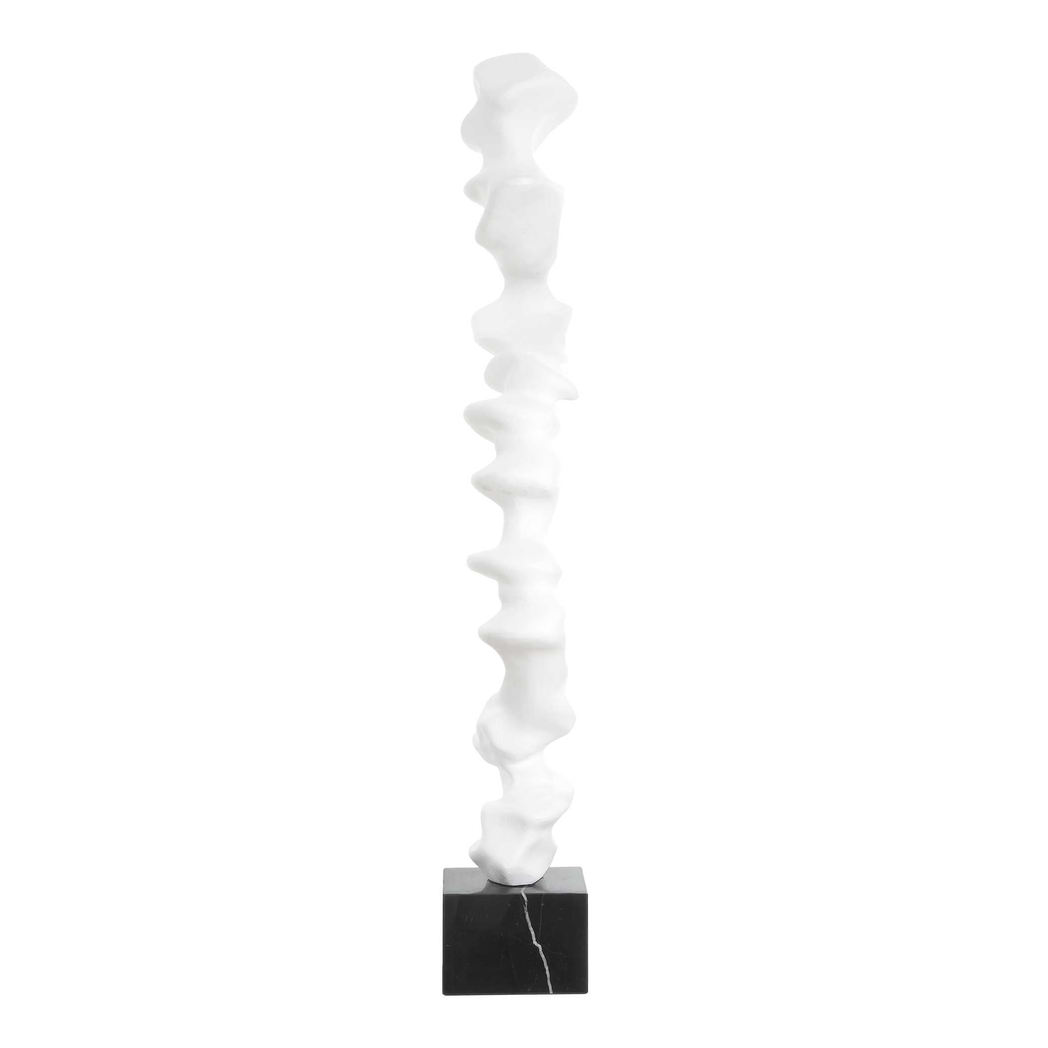 Uttermost Flux Indoor-Outdoor White Sculpture