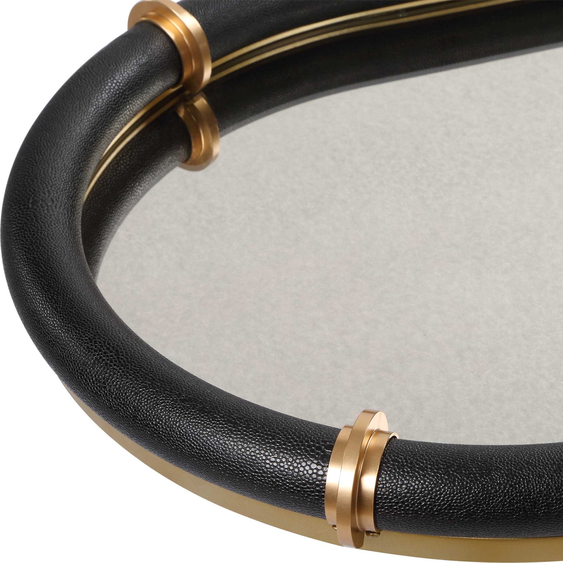 Uttermost Cyprus Black Oval Tray