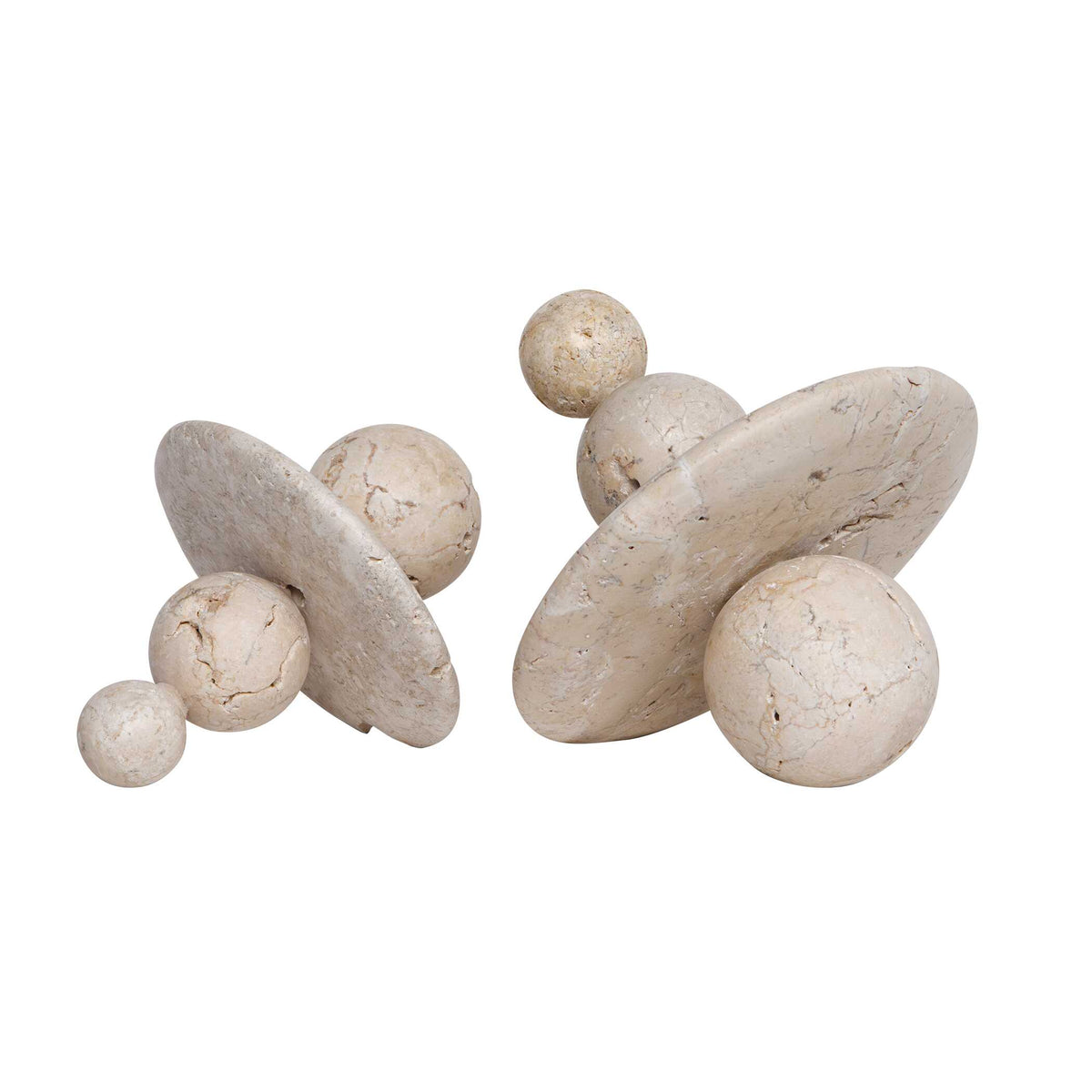 Uttermost Quarried Stone Indoor-Outdoor Sculptures, Set/2