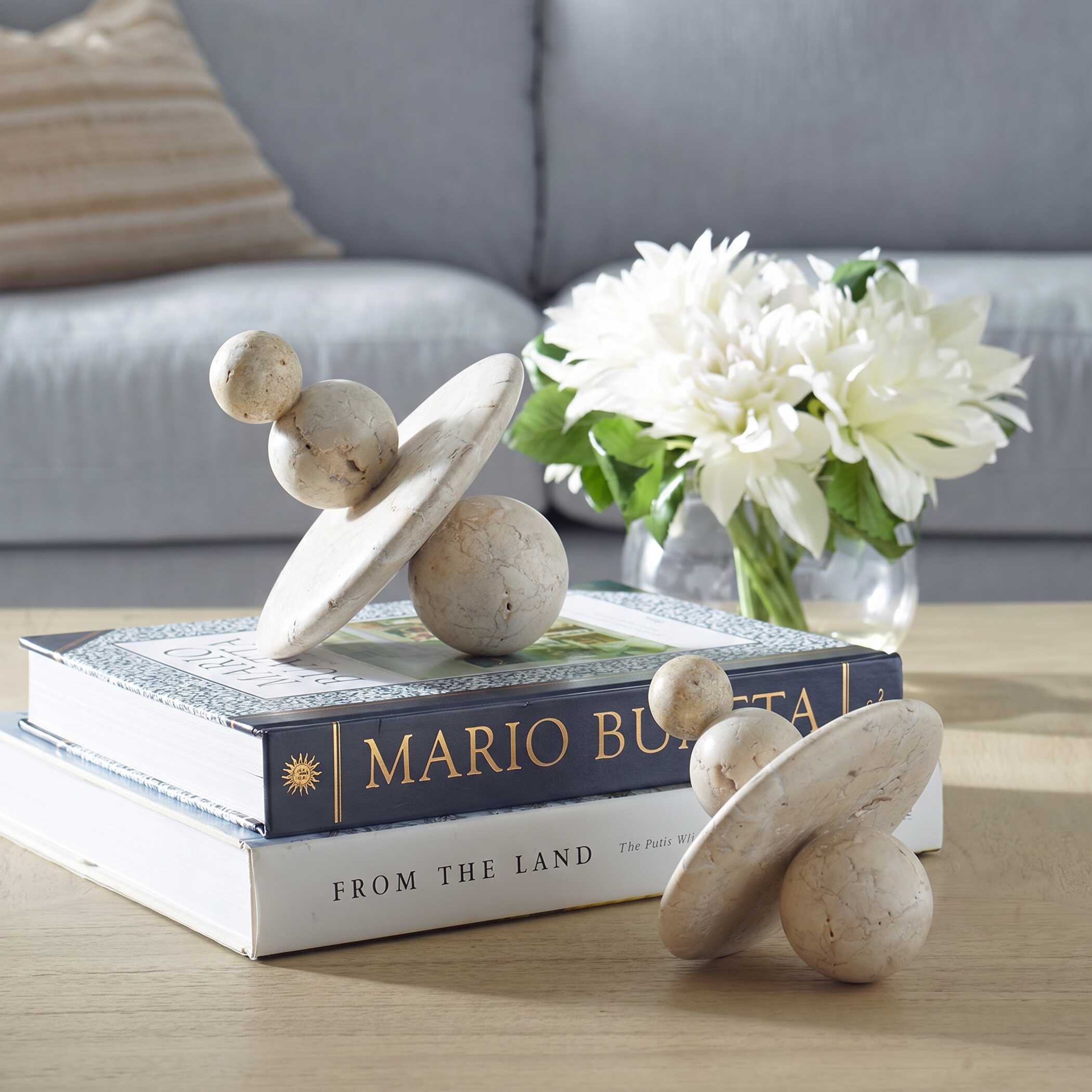Uttermost Quarried Stone Indoor-Outdoor Sculptures, Set/2