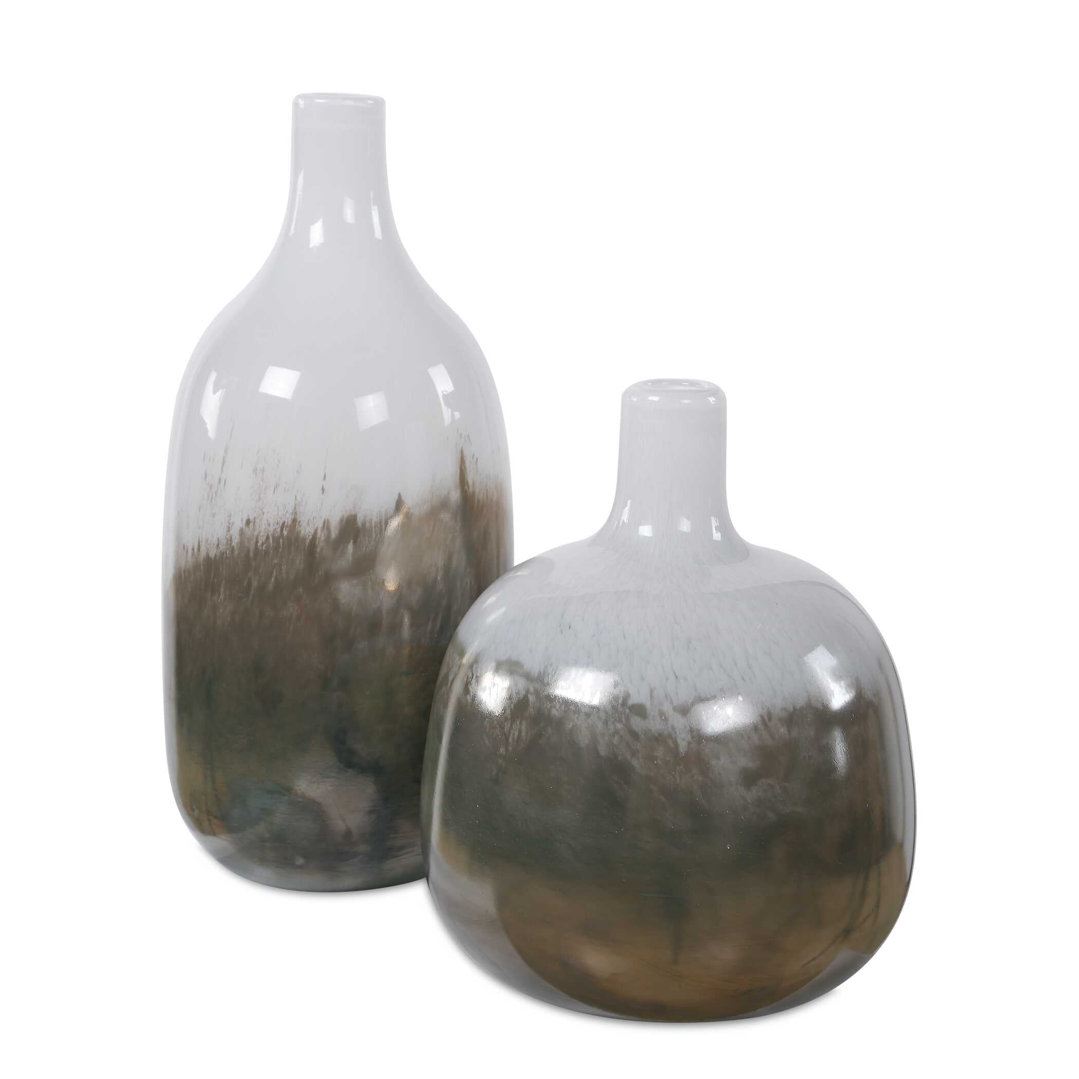 Uttermost Cardoni Smoke Vases, S/2