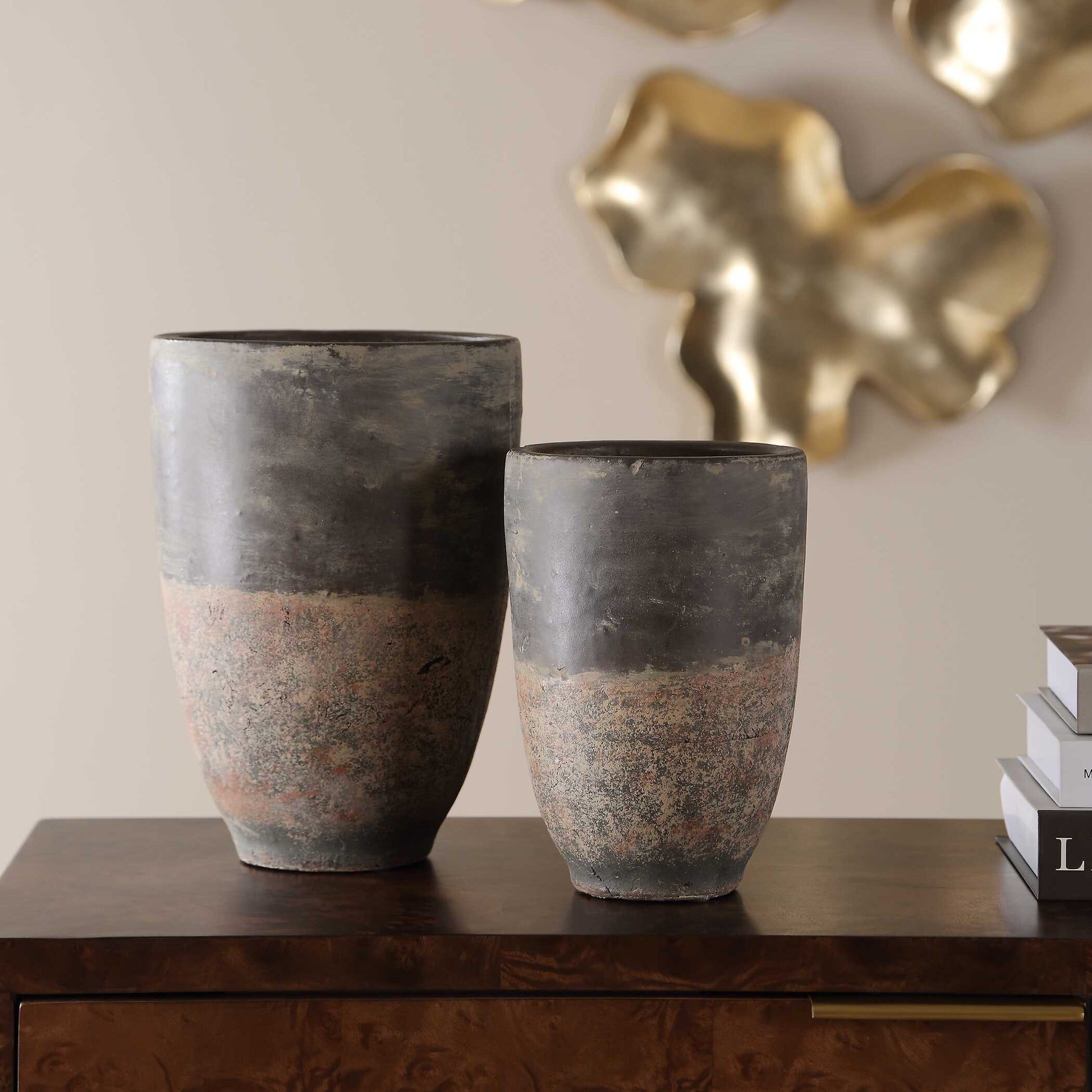 Uttermost Emberwash Planters, S/2