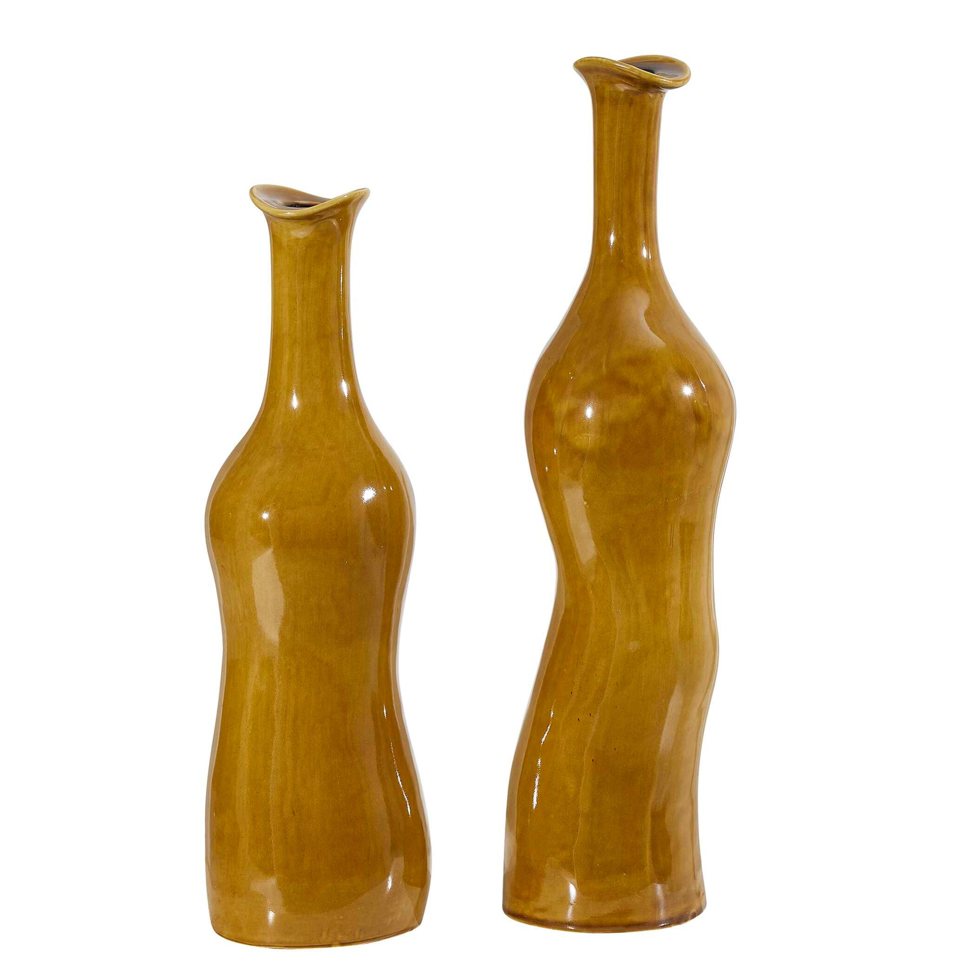 Uttermost Sienna Flow Indoor-Outdoor Bottle Vases, Set/2