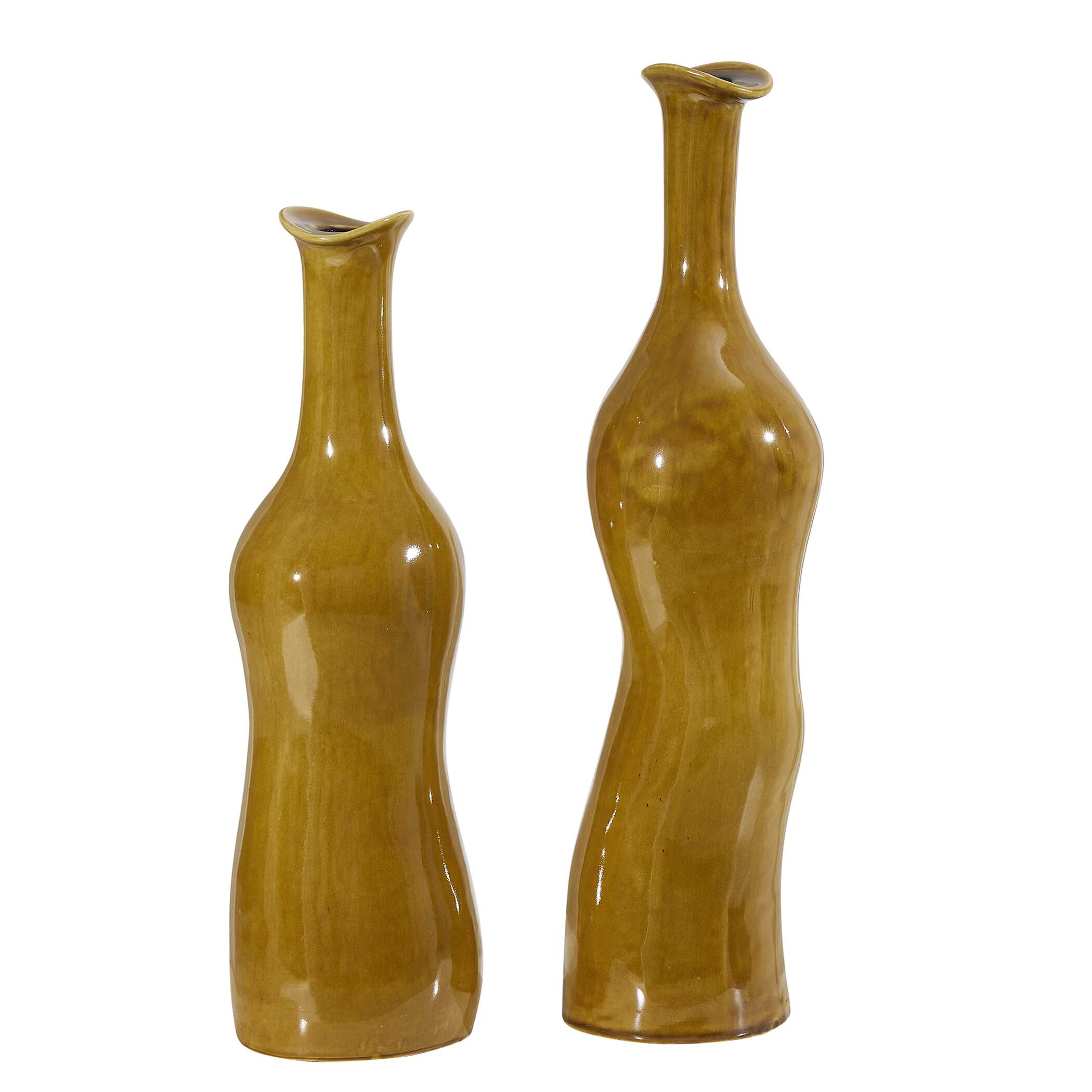 Uttermost Sienna Flow Indoor-Outdoor Bottle Vases, Set/2