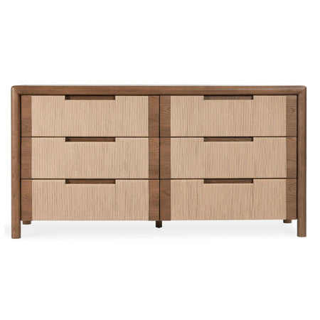 Corda Oak 6-Drawer Dresser 70"