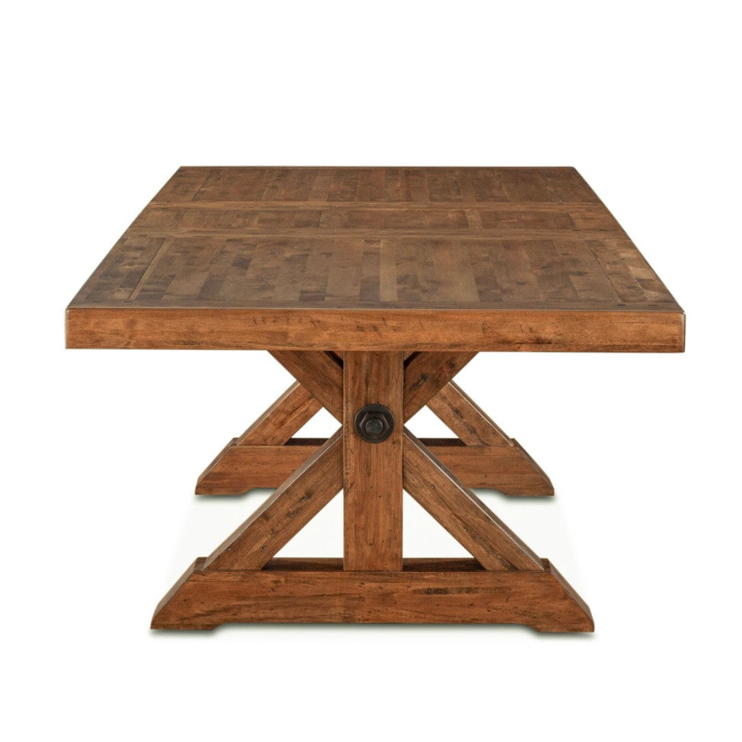 Aspen Extension Trestle Table 88"-110"  in Earth