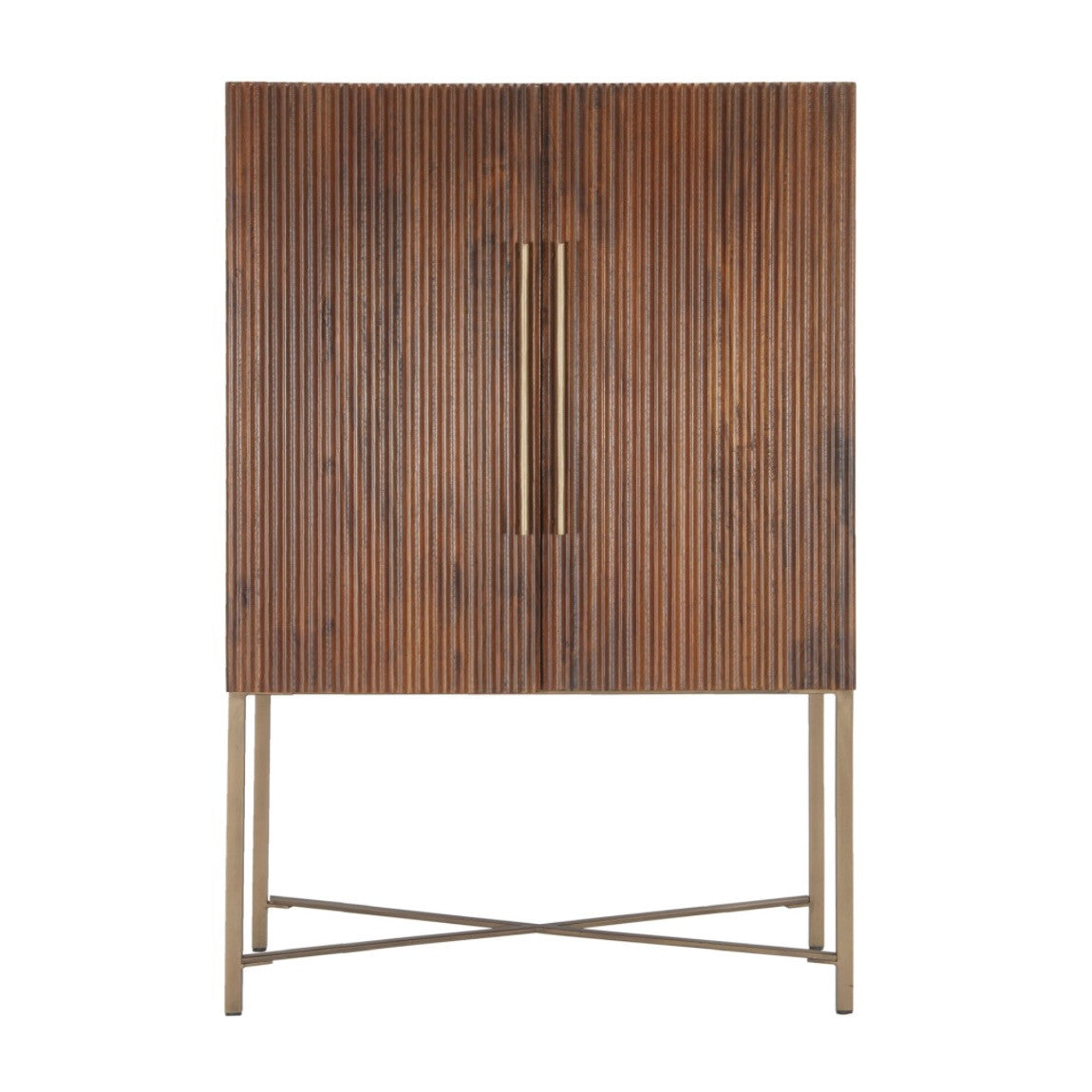 Zoey Contemporary Solid Wood Bar Cabinet