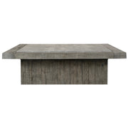 Scottsdale Reclaimed Wood and Concrete Coffee Table 60"