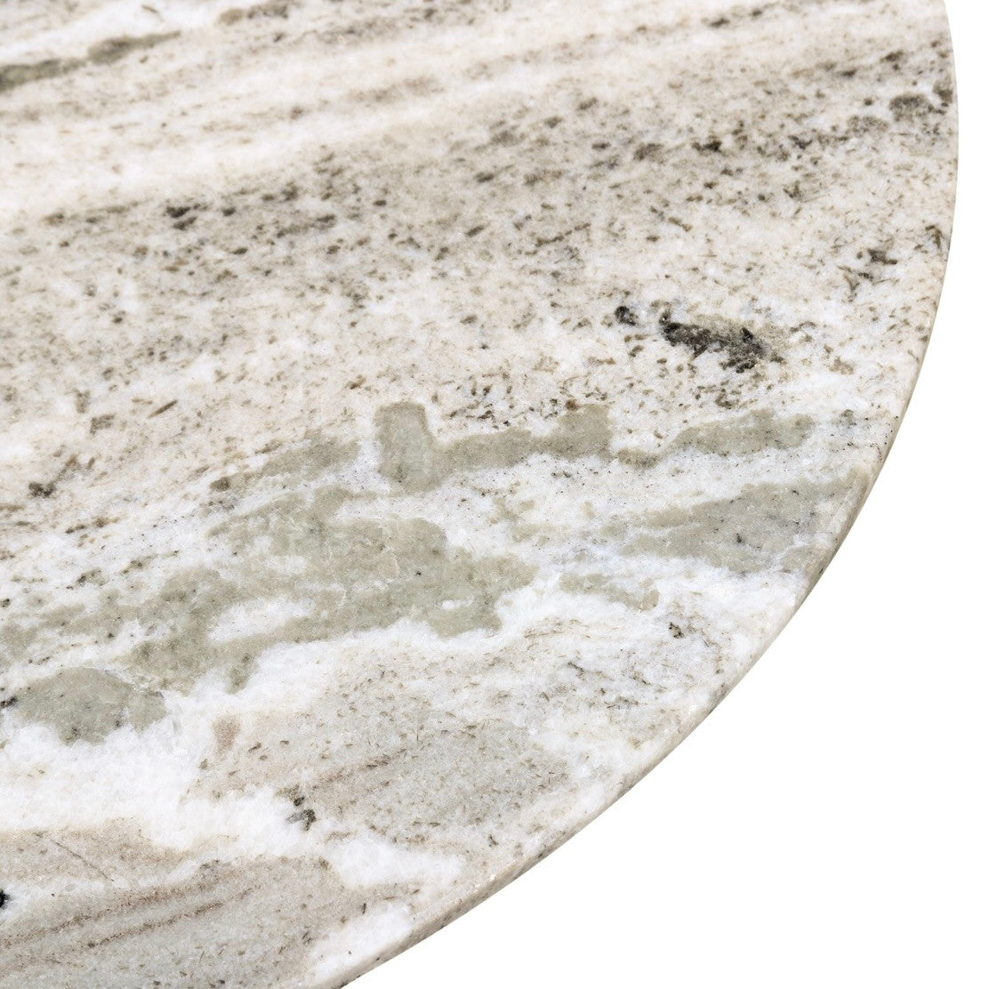 Sperre 18" Round Accent Table with Capri Beige Marble