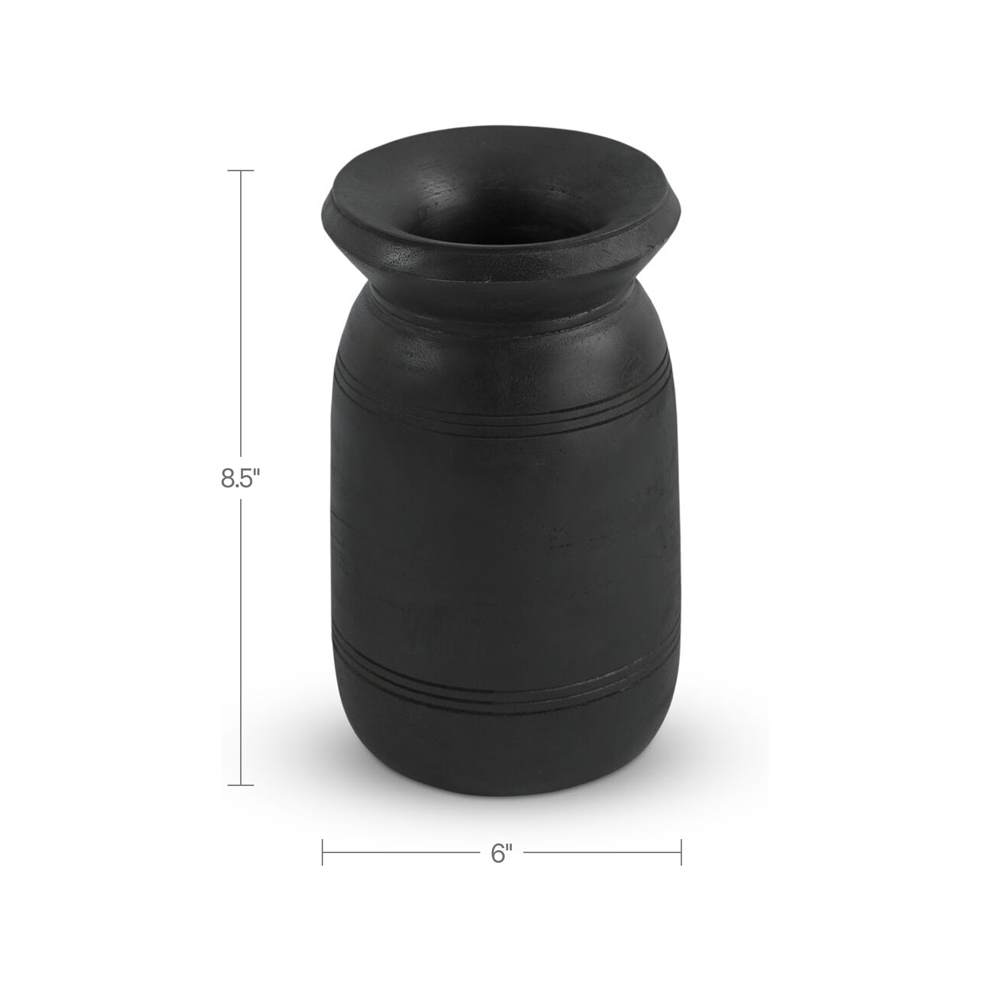 Noble 8.5 In Vessel Black by Moe's Home Collection - view 2
