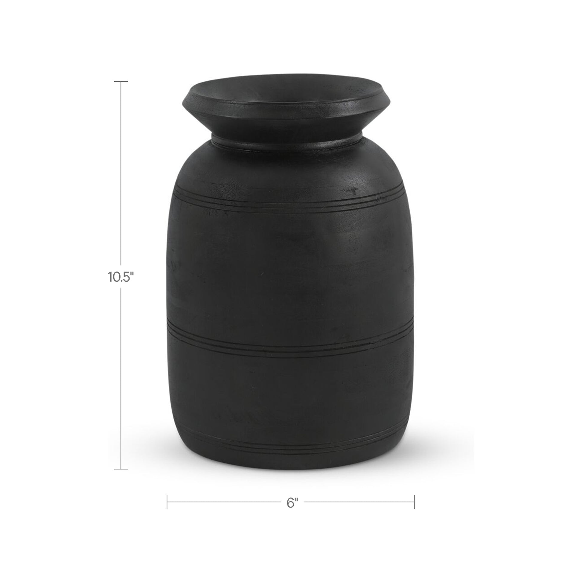Noble 10.5 In Vessel Black by Moe's Home Collection - view 2