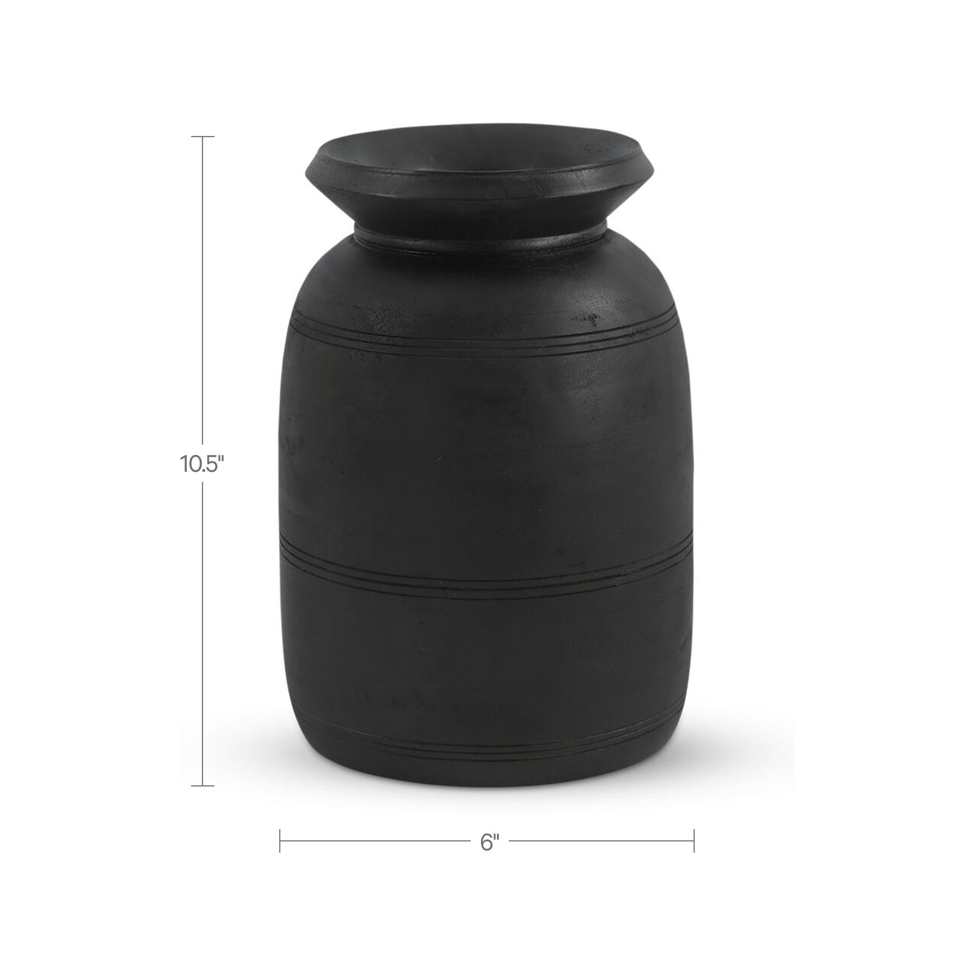 Noble 10.5 In Vessel Black by Moe's Home Collection - view 2