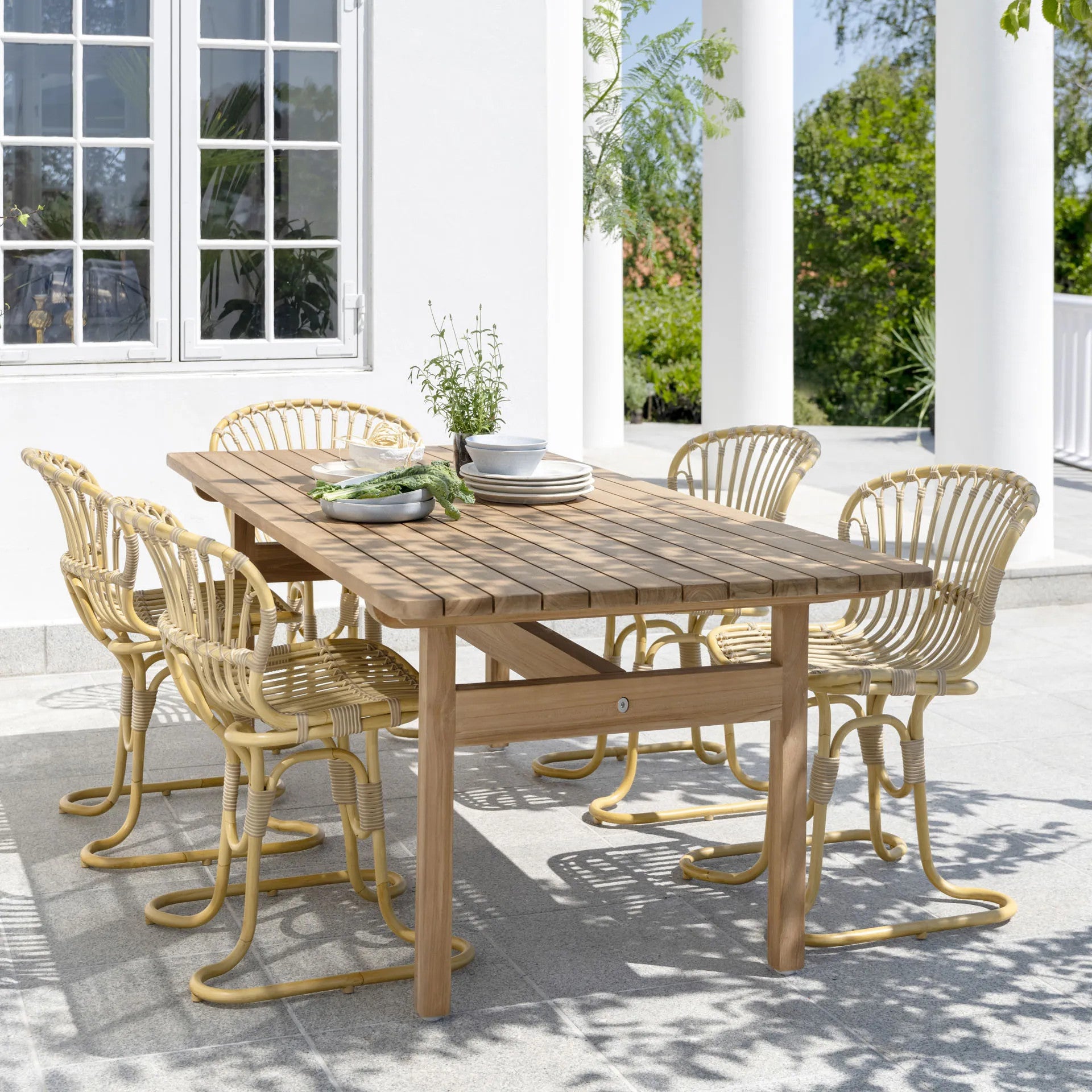 Tobias Exterior Teak Table by Sika Design - view 2