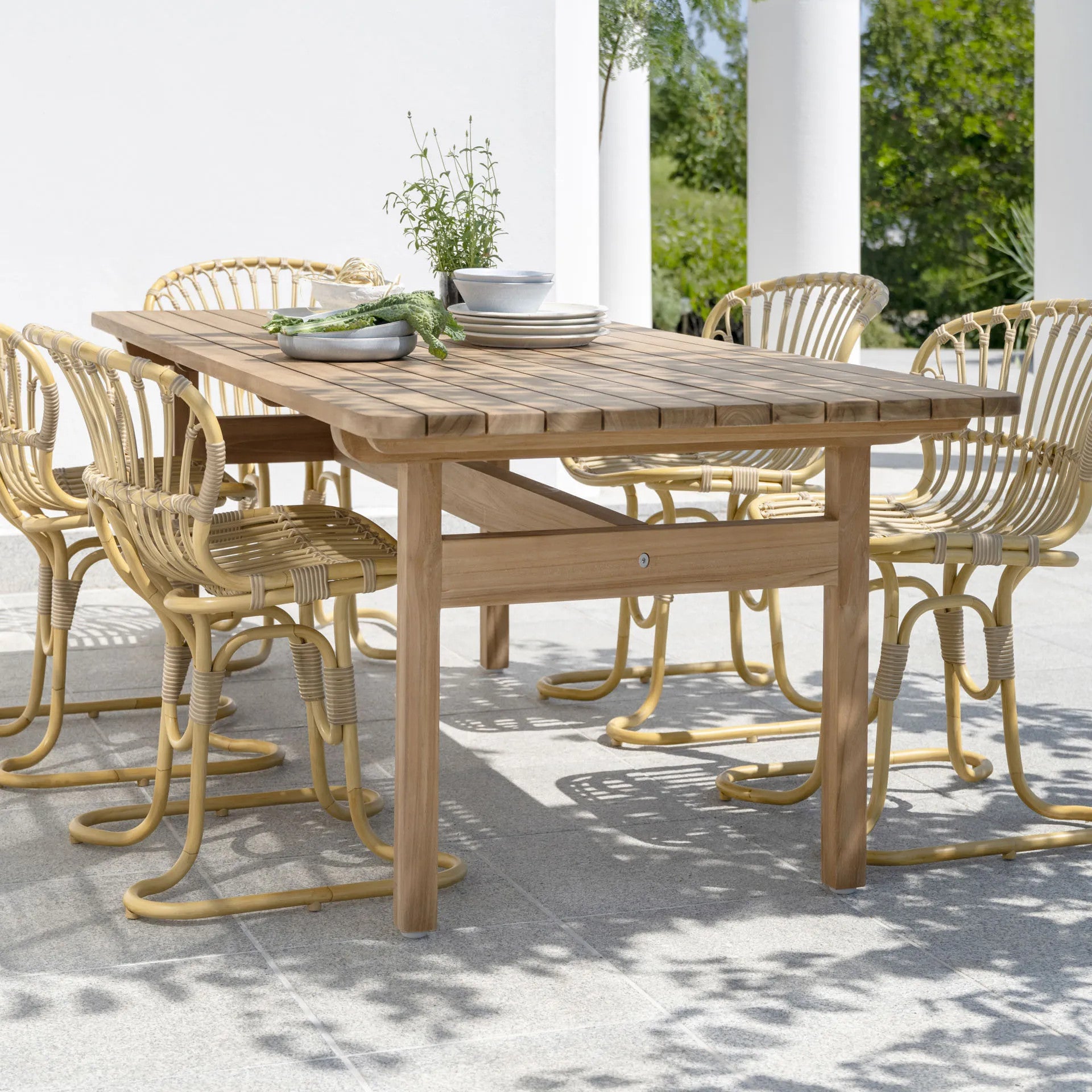 Tobias Exterior Teak Table by Sika Design - view 7