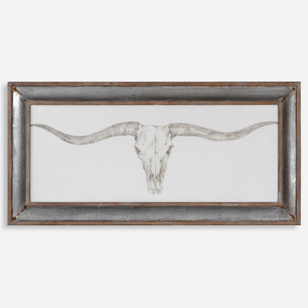 Western Skull Mount Print