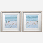 Uttermost Sea Glass Sandbar Framed Prints, Set/2