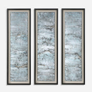 Uttermost Ocean Swell Painted Metal Art, S/3, 3 Cartons