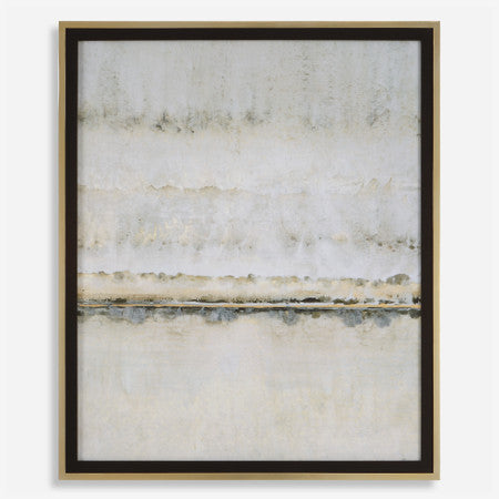 Gilded Horizon Framed Print