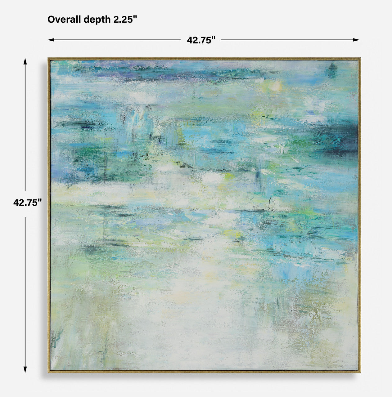 Uttermost Blissful Hand Painted Abstract Art