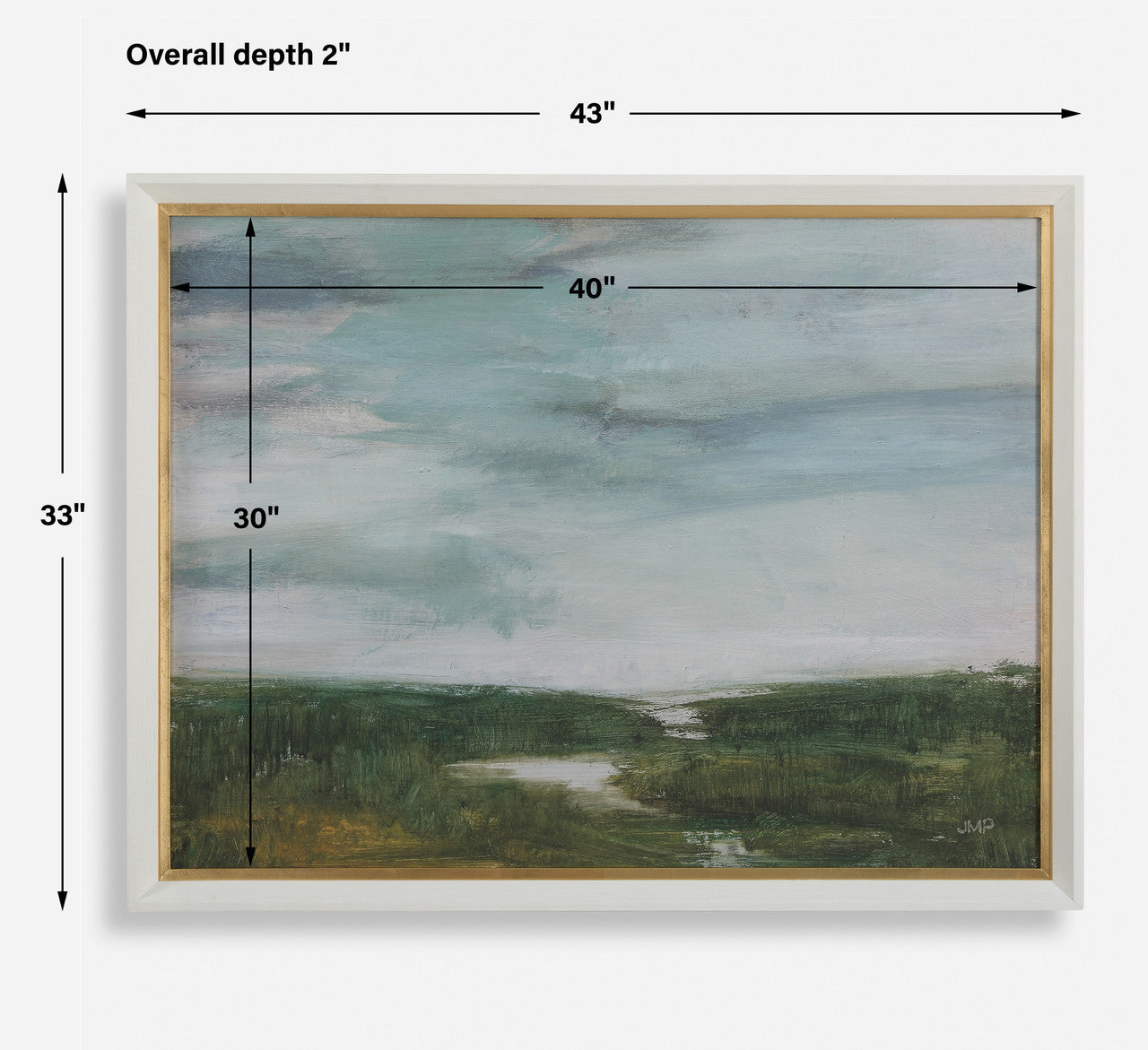 Uttermost The Path Of The Water Framed Print