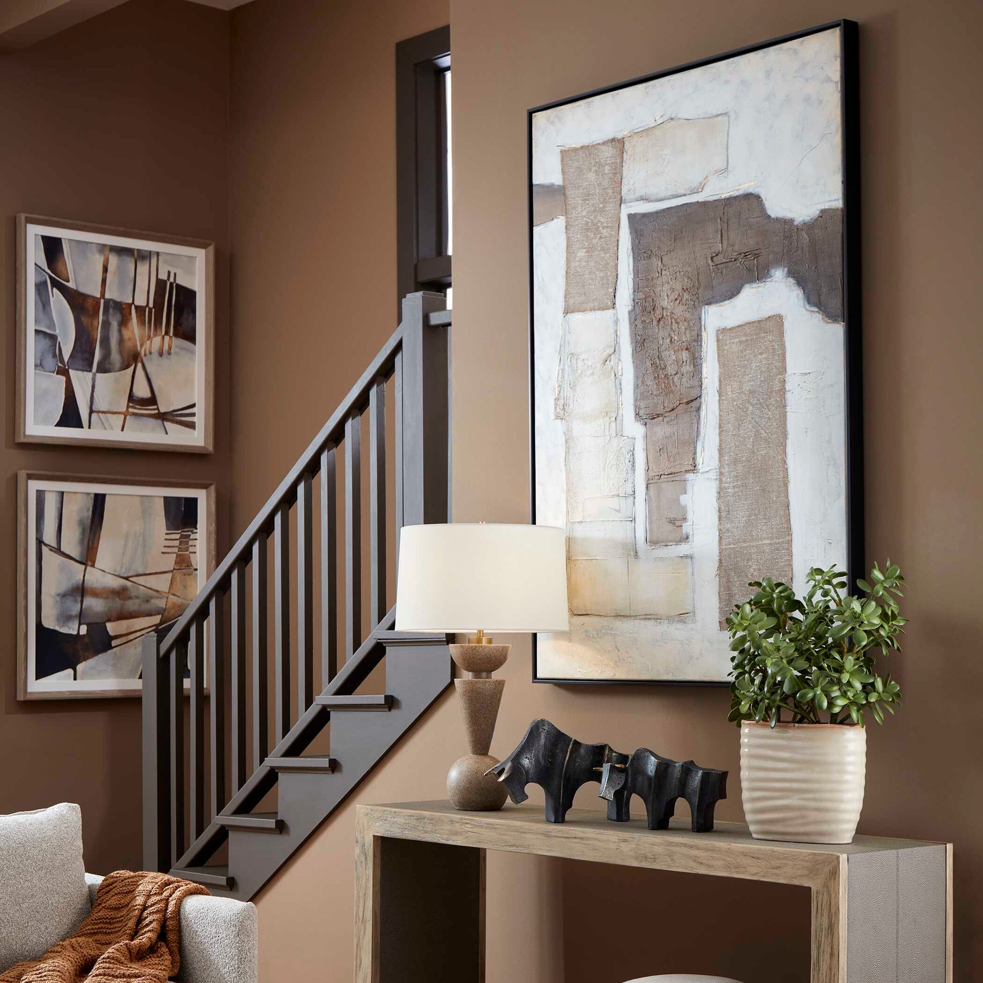 Uttermost Interference Hand Painted Canvas